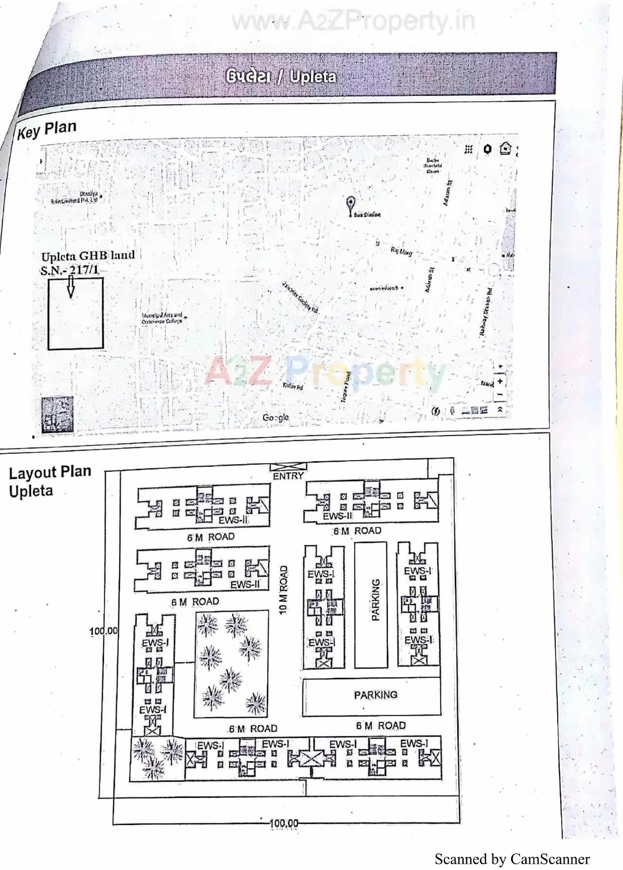 Layout of real estate project 160 Ews At R 24b Tarsamiya Bhavnagar located at Bhavnagar, Bhavnagar, Gujarat