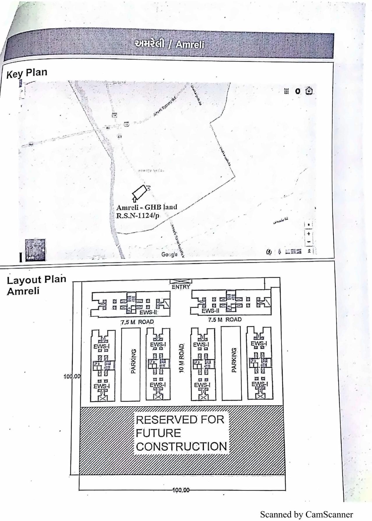 Layout of real estate project 160 Ews +   At Tarsamiya Bhavnagar located at Tarsamiya, Bhavnagar, Gujarat