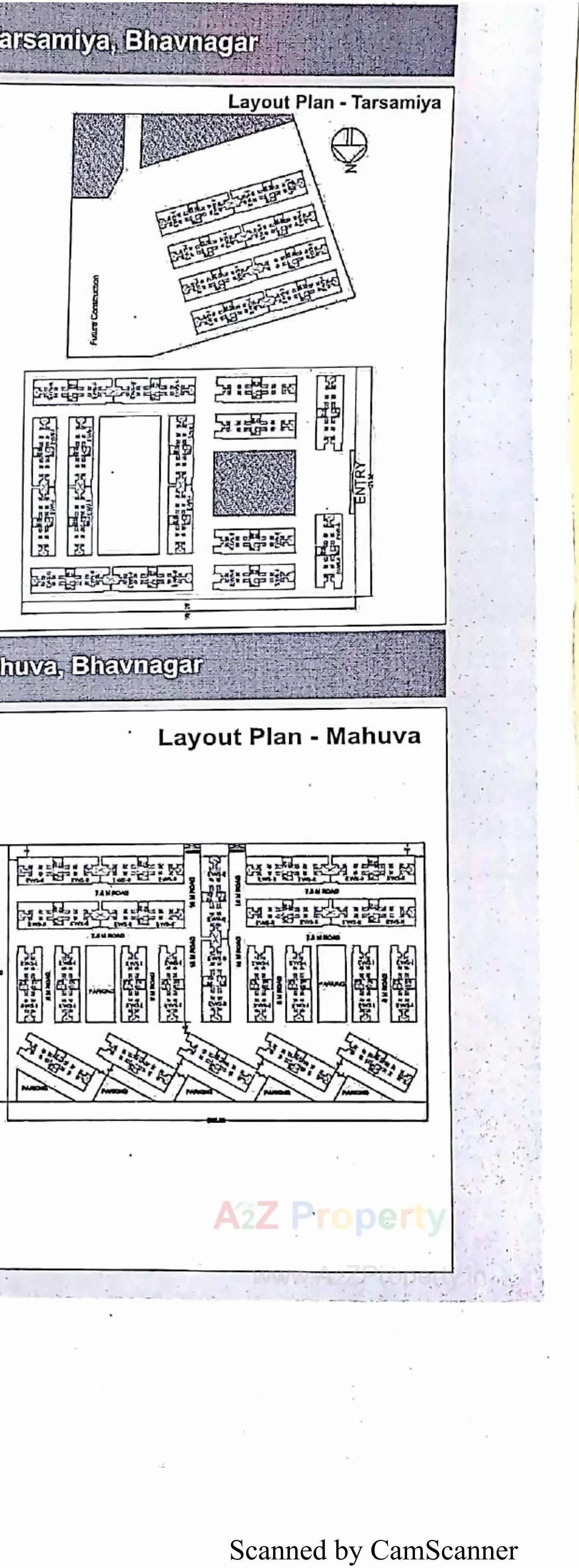 Layout of real estate project 192 Ews At 10b Tarsamiya Bhavnagar located at Tarsamiya, Bhavnagar, Gujarat