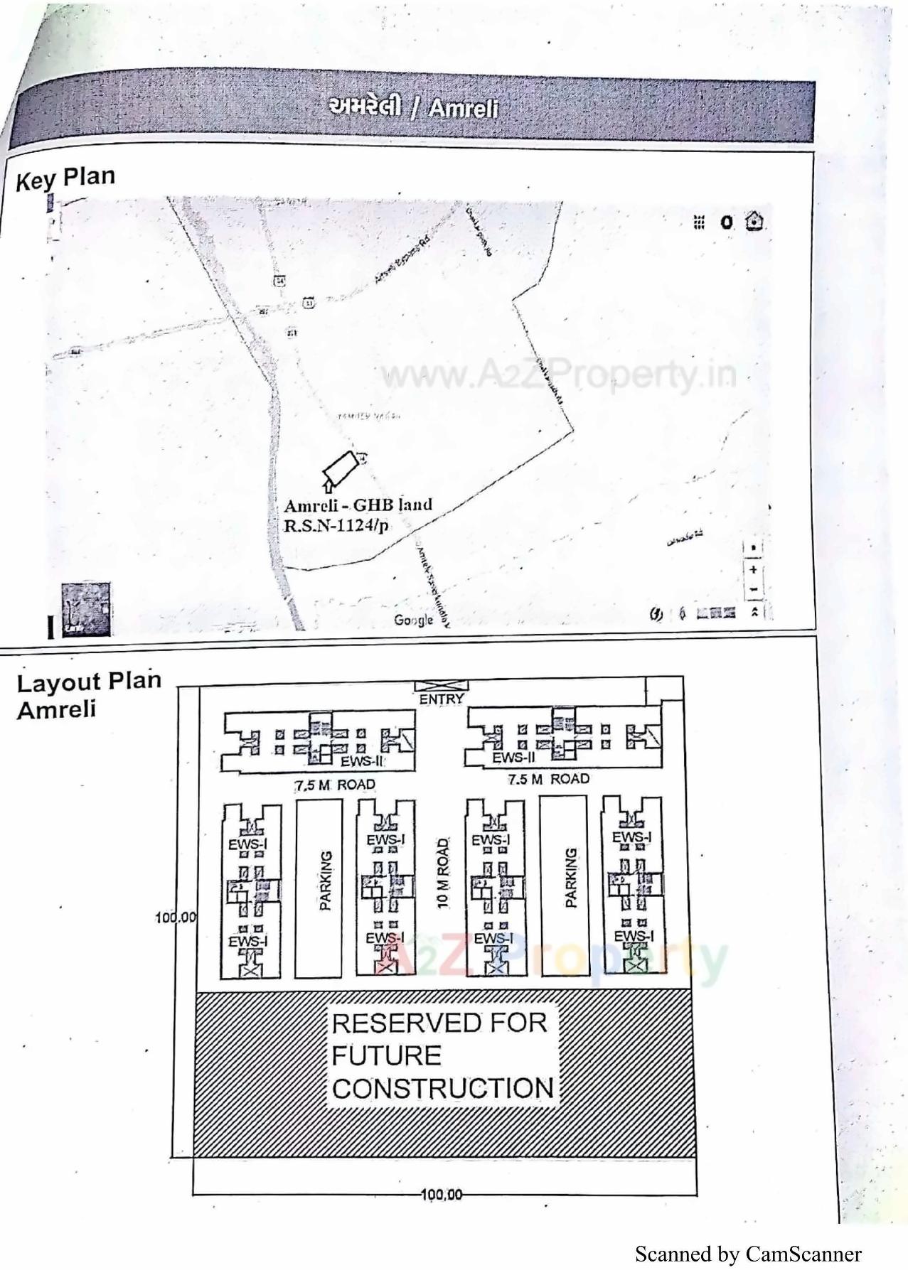 Layout of real estate project 192 Ews At 10b Tarsamiya Bhavnagar located at Tarsamiya, Bhavnagar, Gujarat