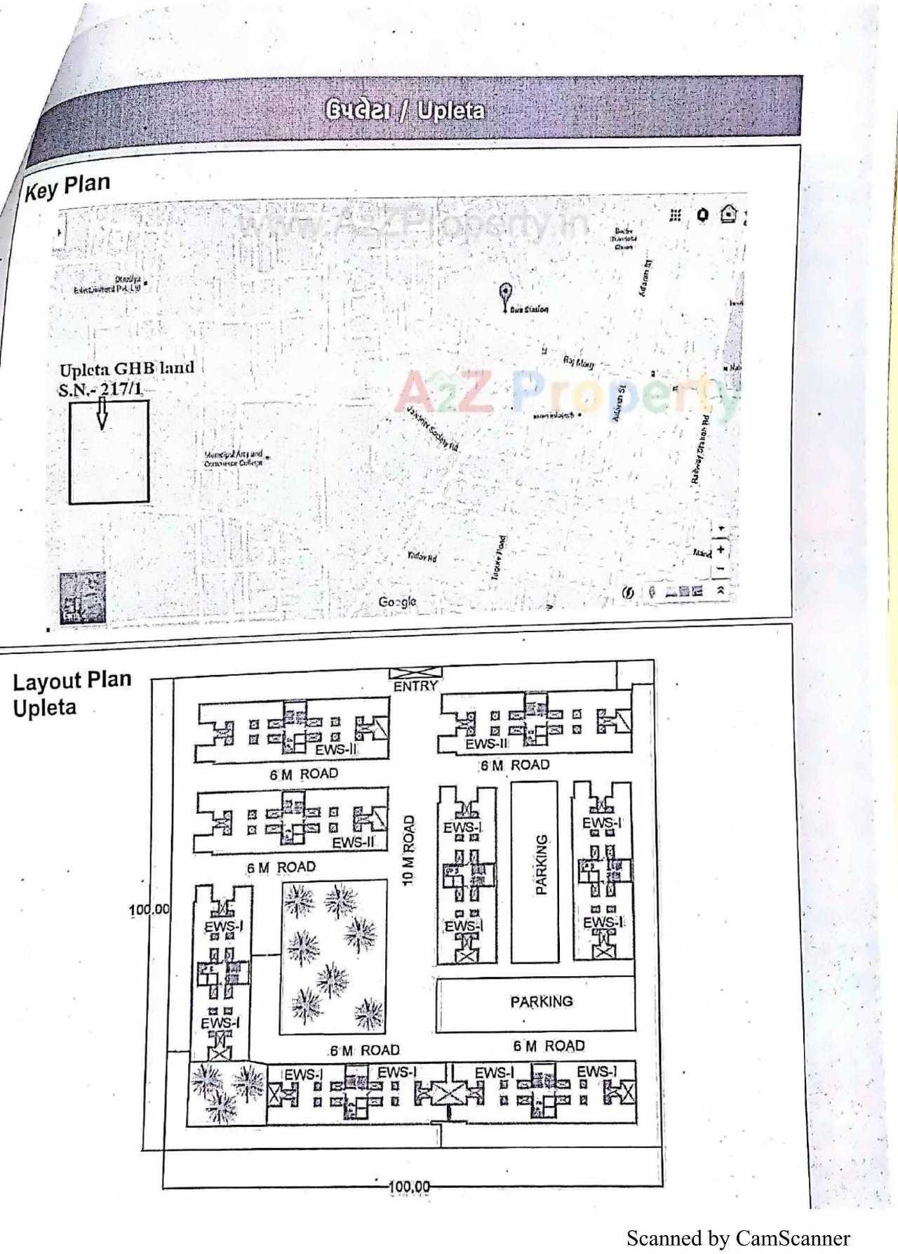 Layout of real estate project 192 Ews At 10b Tarsamiya Bhavnagar located at Tarsamiya, Bhavnagar, Gujarat