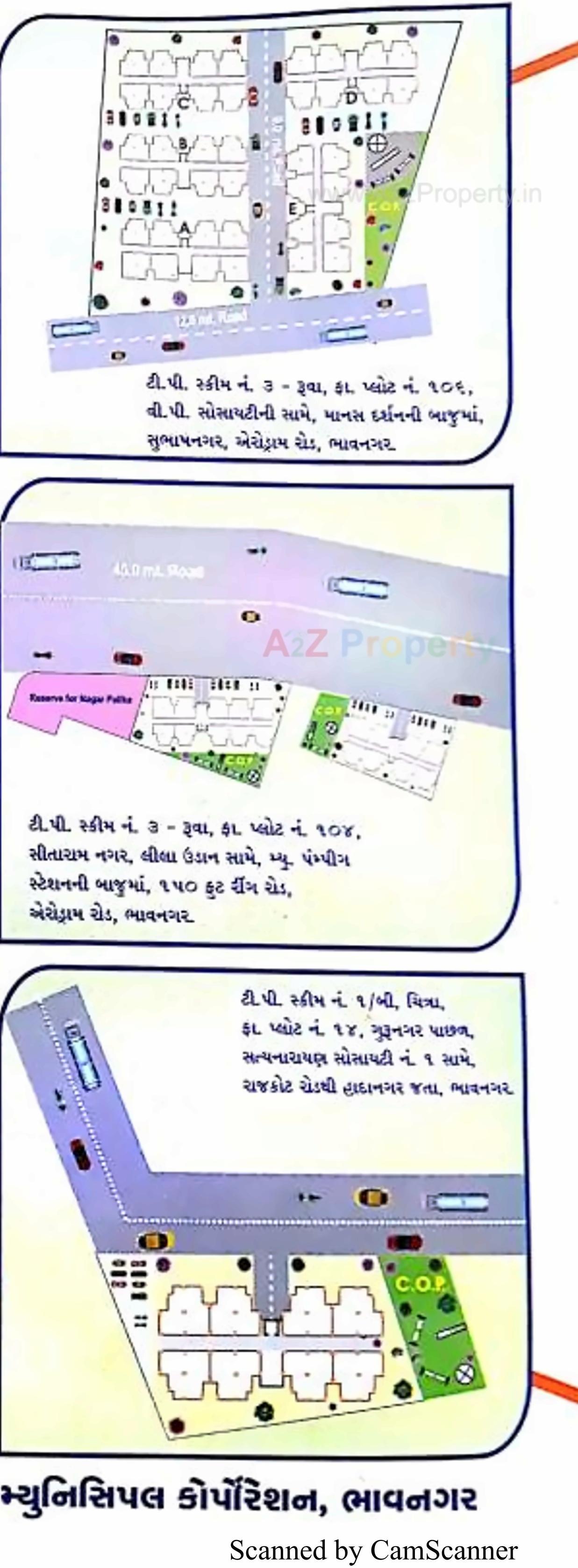 Layout of real estate project 2548 Ews Pmay Fp located at Tarsamiya, Bhavnagar, Gujarat