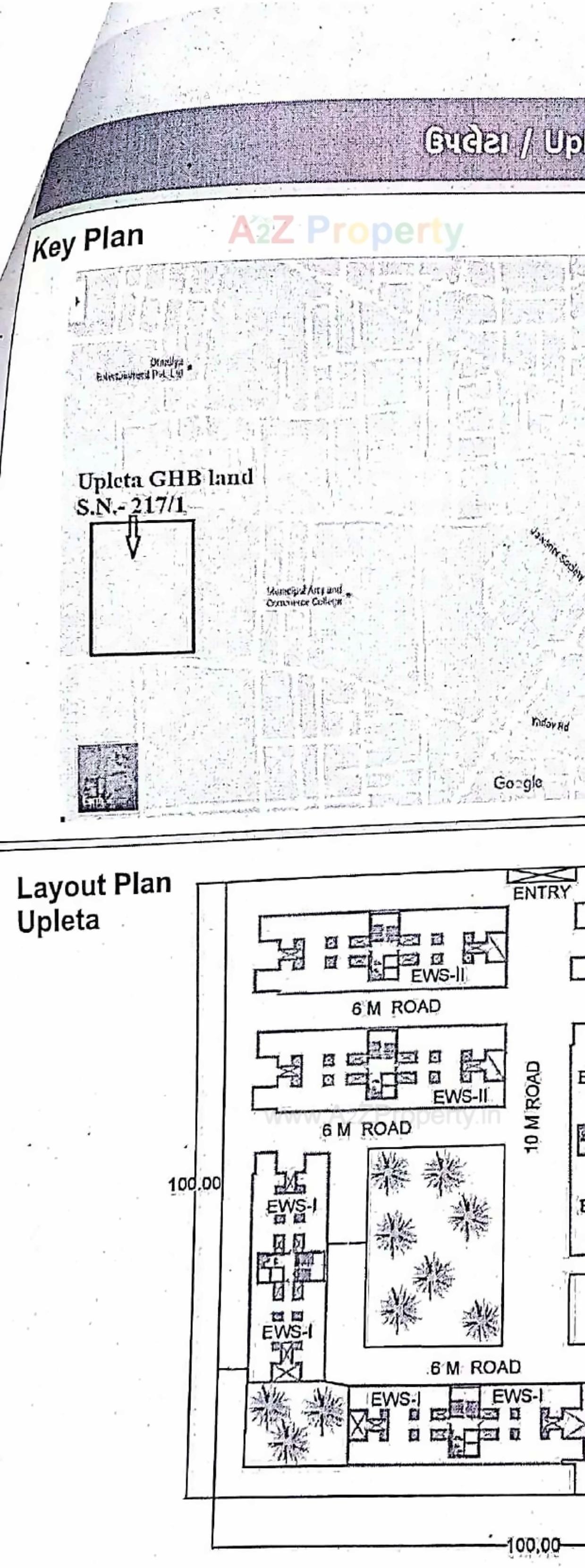 Layout of real estate project 576 Ews At R 10a Tarsamiya Bhavnagar located at Tarsamiya, Bhavnagar, Gujarat