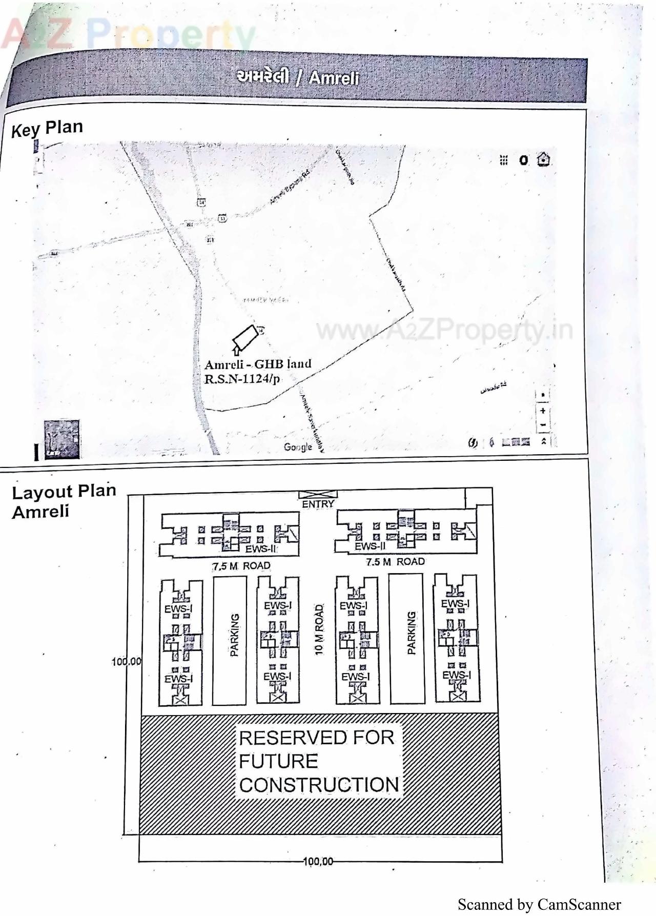 Layout of real estate project 896 Ews At R14 R15 R16 At Tarsamiya Bhavnagar located at Tarsamiya, Bhavnagar, Gujarat