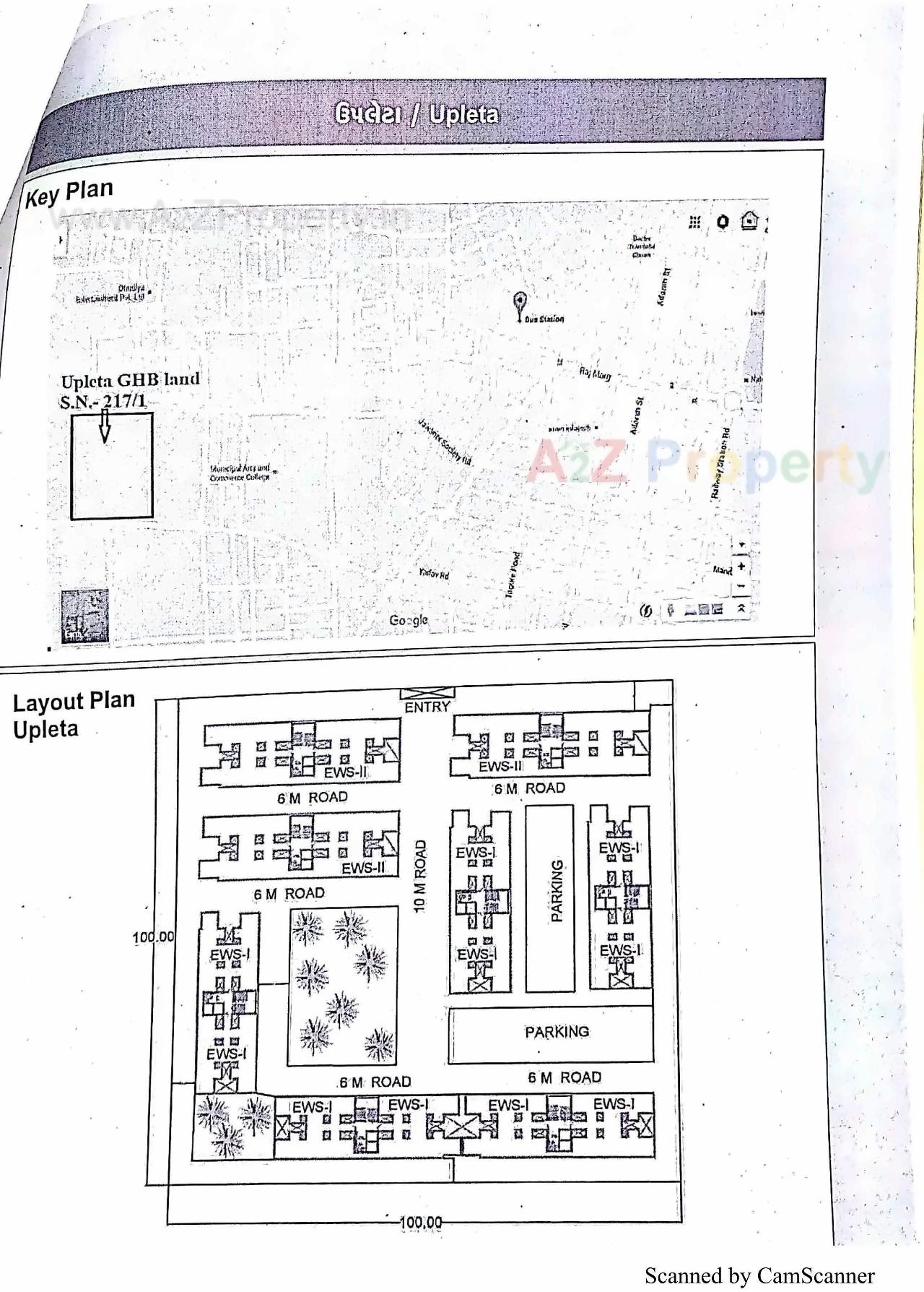 Layout of real estate project 896 Ews At R14 R15 R16 At Tarsamiya Bhavnagar located at Tarsamiya, Bhavnagar, Gujarat