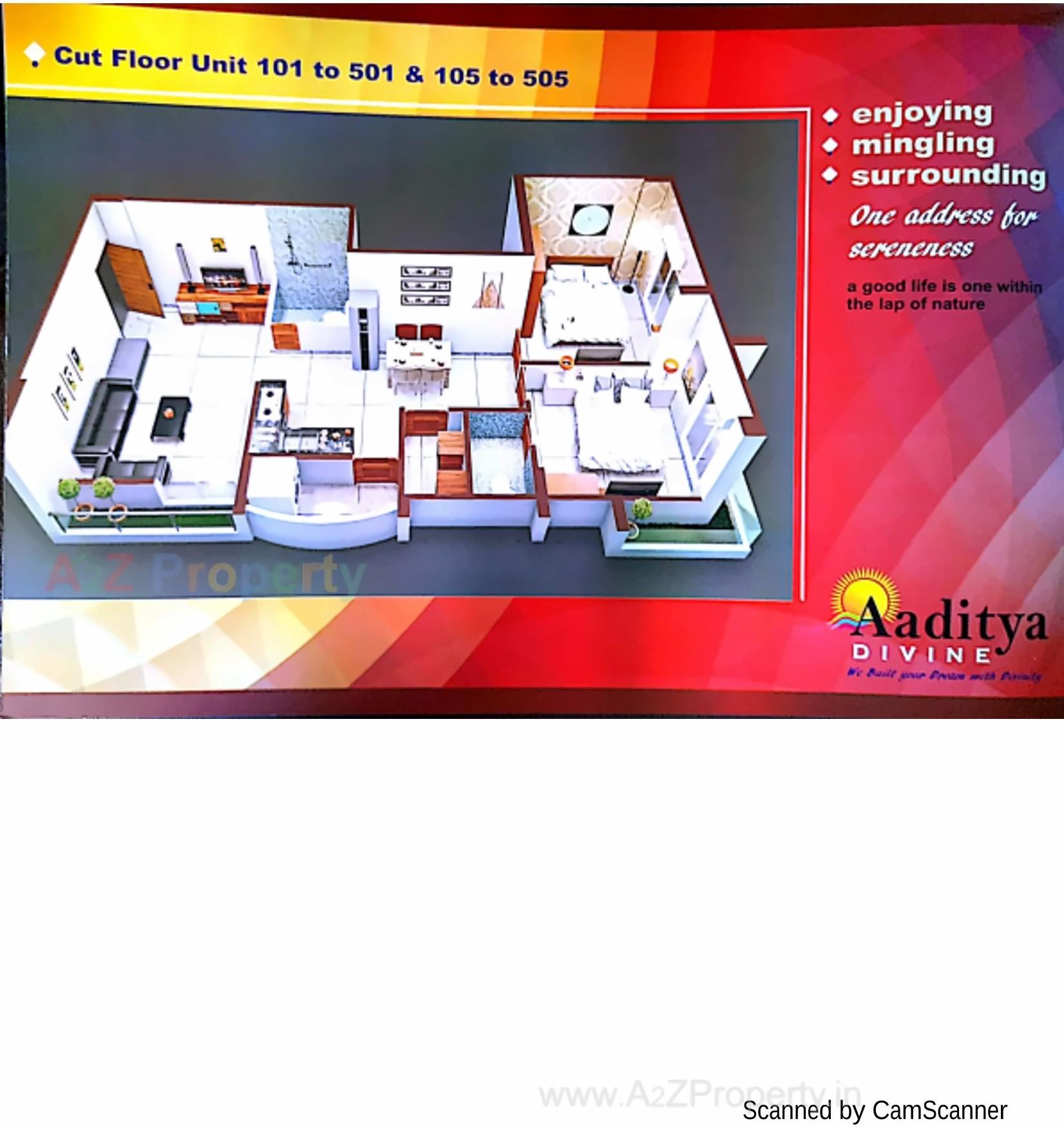 Layout of real estate project Aaditya Divine located at Bhavnagar, Bhavnagar, Gujarat