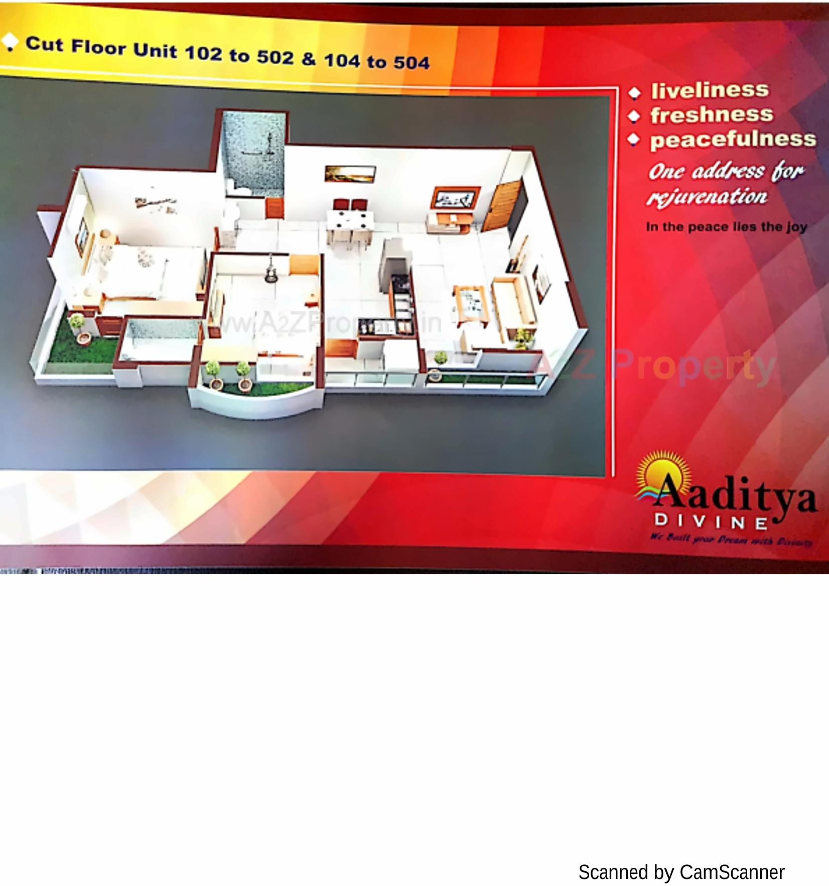 Layout of real estate project Aaditya Divine located at Bhavnagar, Bhavnagar, Gujarat