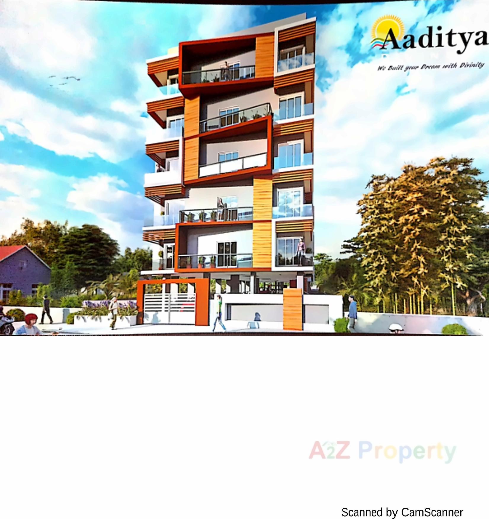 3D Elevation of real estate project Aaditya Divine located at Bhavnagar, Bhavnagar, Gujarat