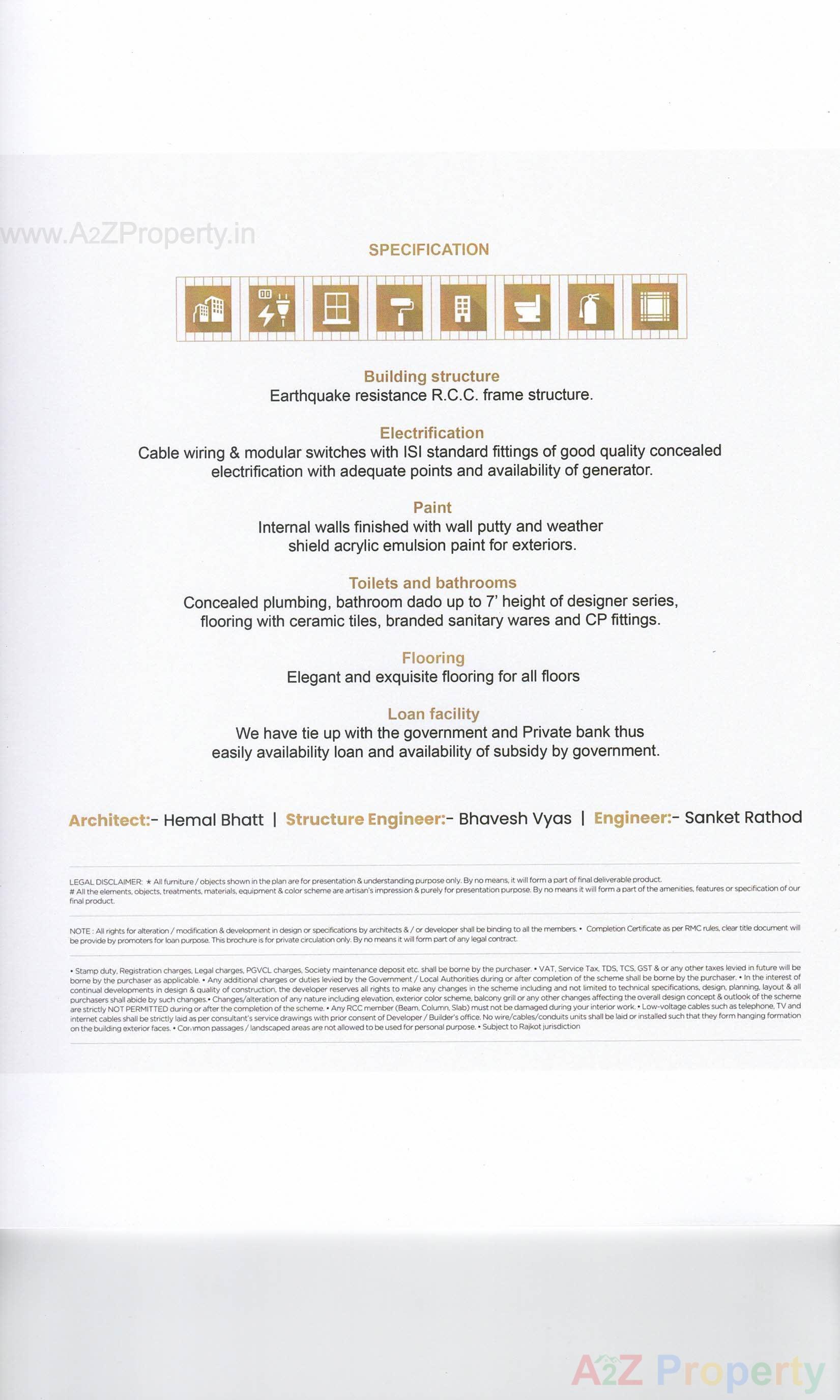  of real estate project Aarya Edge located at Adewada, Bhavnagar, Gujarat