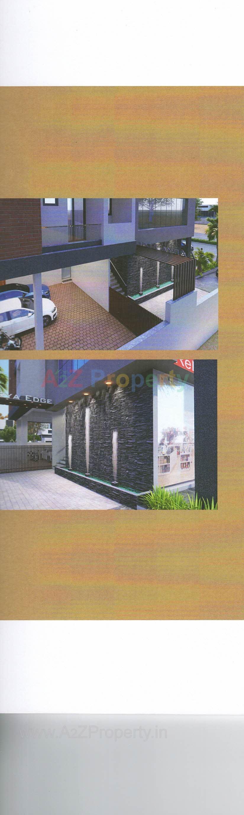 3D Elevation of real estate project Aarya Edge located at Adewada, Bhavnagar, Gujarat