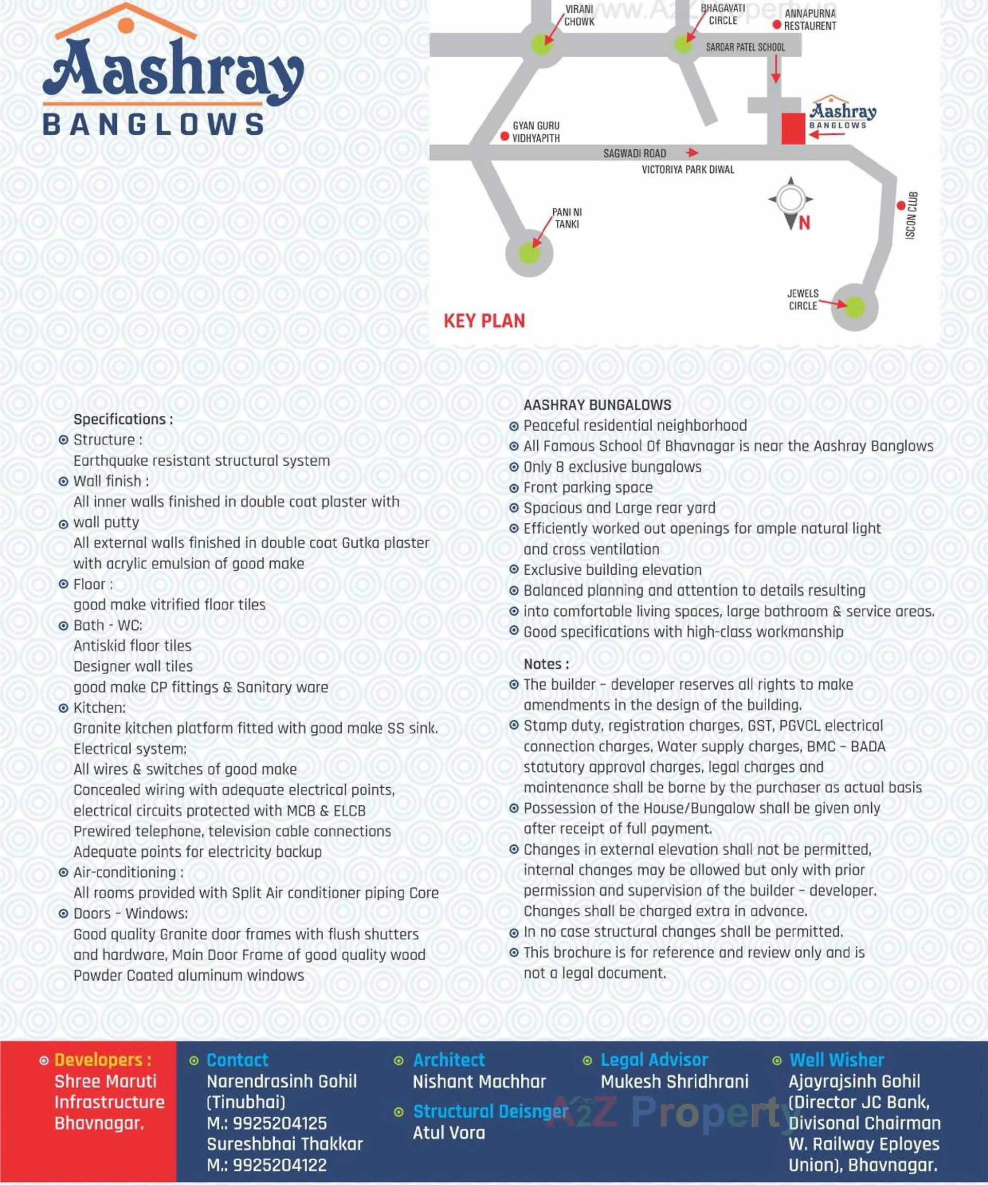  of real estate project Aashray Bungalows located at Bhavnagar, Bhavnagar, Gujarat