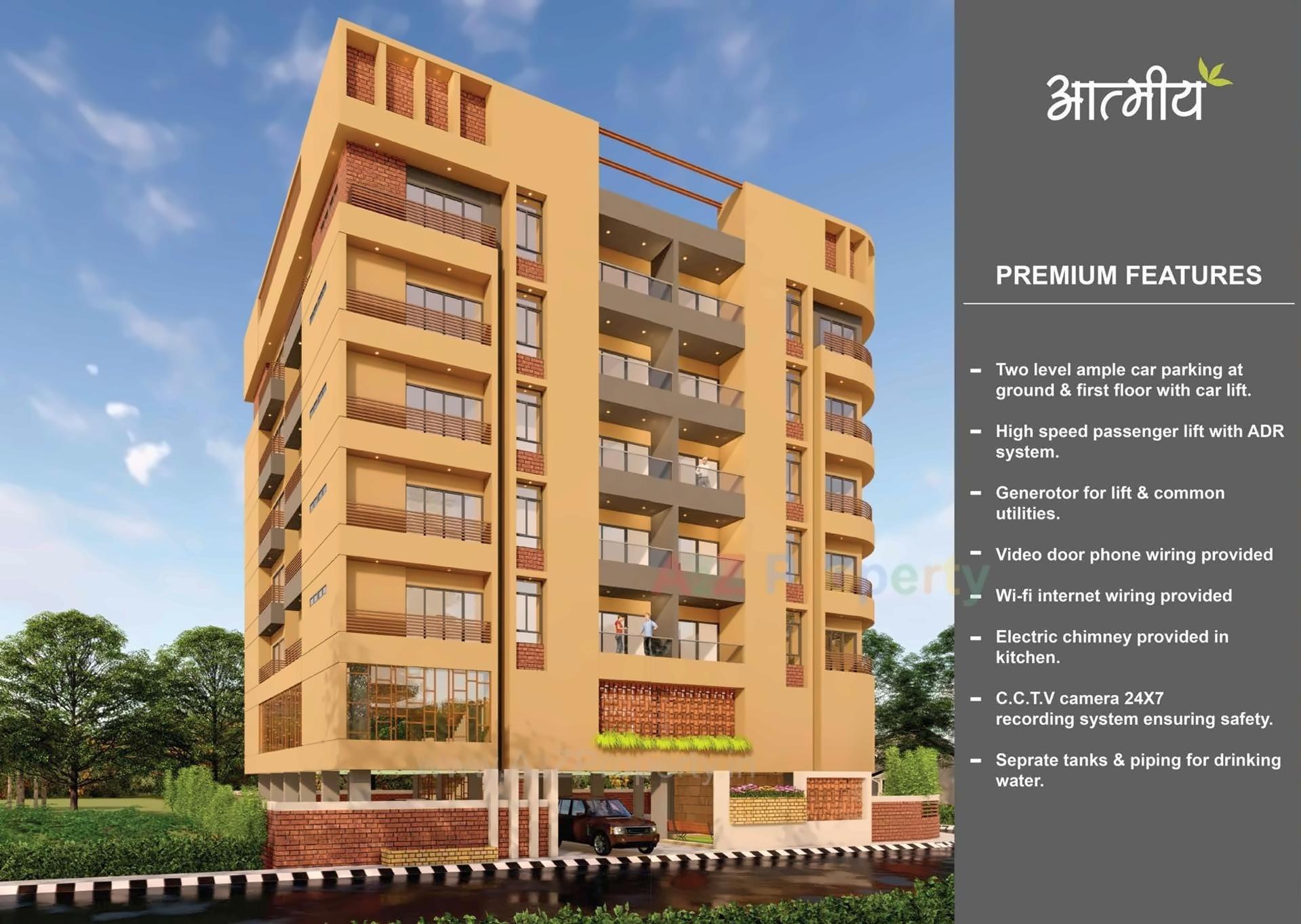3D Elevation of real estate project Aatmiya located at Bhavnagar, Bhavnagar, Gujarat