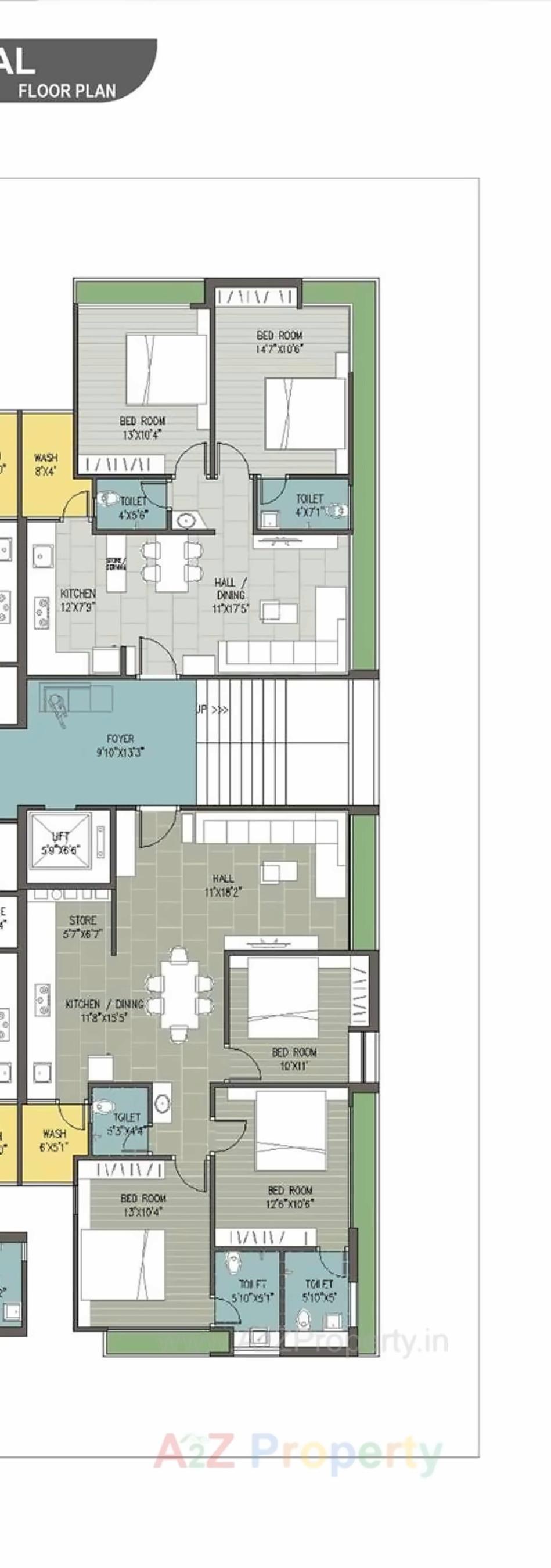 Layout of real estate project Aatmiya located at Bhavnagar, Bhavnagar, Gujarat