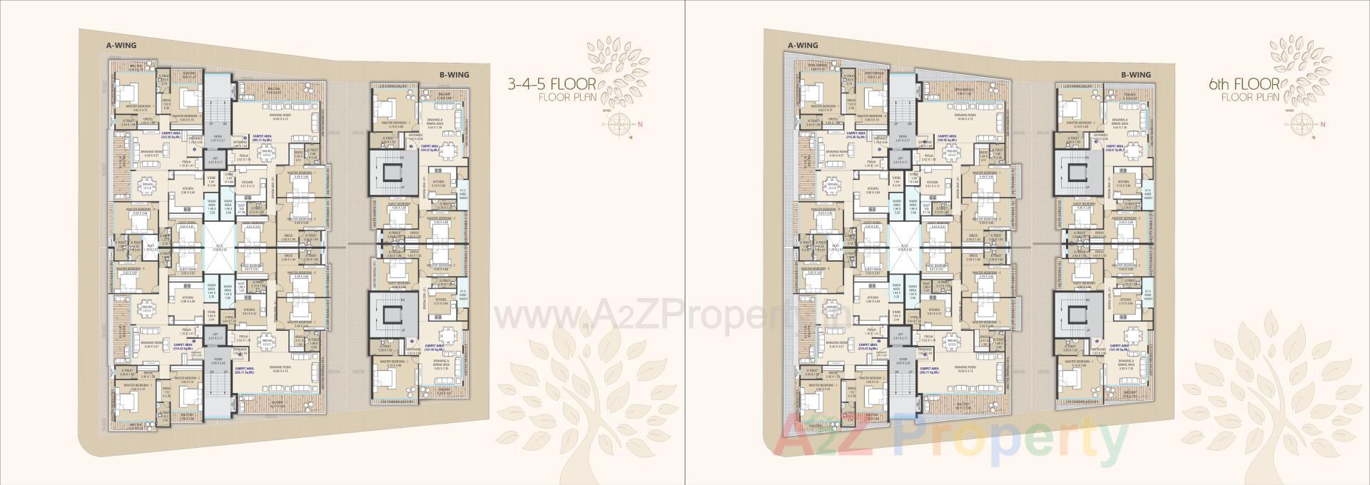 Layout of real estate project Aayush Saundarya located at Bhavnagar, Bhavnagar, Gujarat