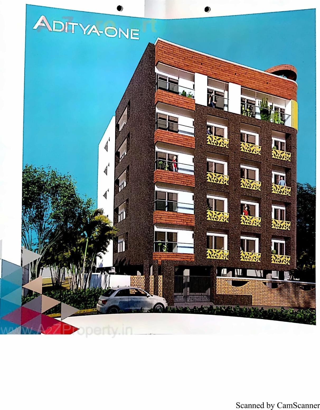 3D Elevation of real estate project Aditya One located at Bhavnagar, Bhavnagar, Gujarat