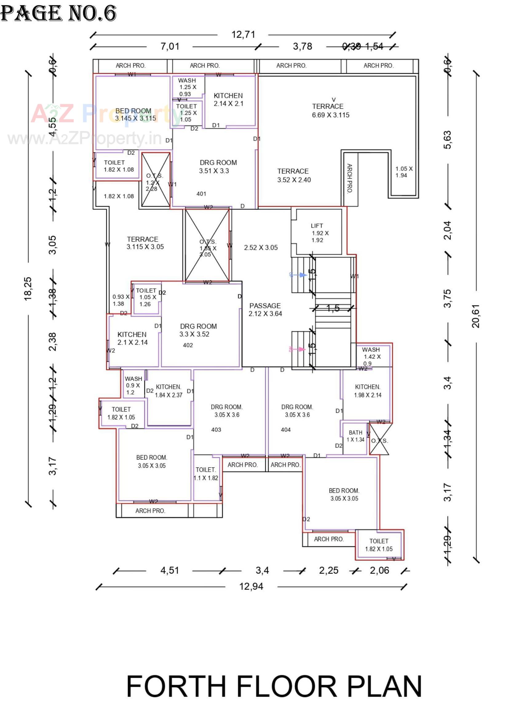 Layout of real estate project Afiya One located at Bhavnagar, Bhavnagar, Gujarat