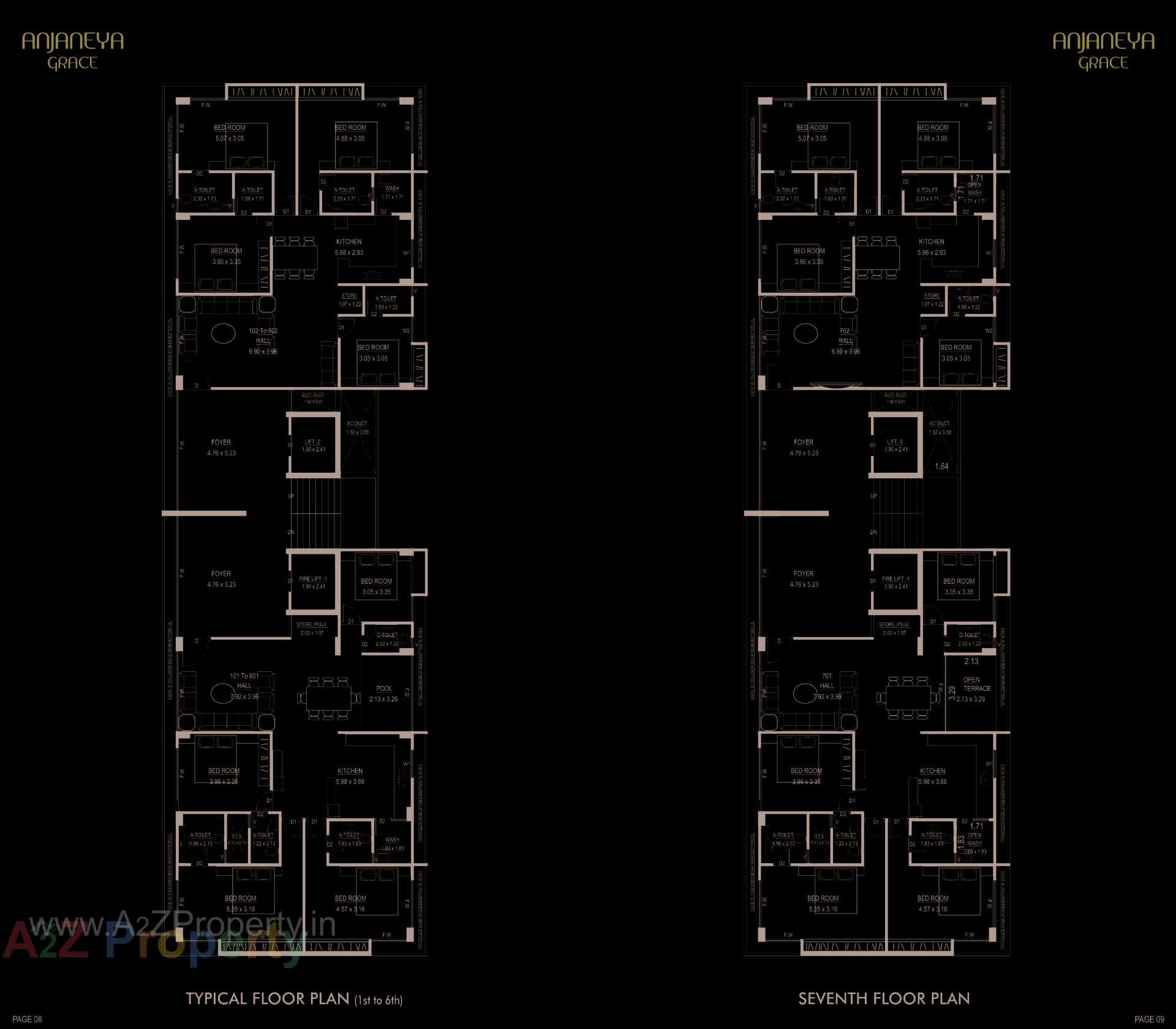 Layout of real estate project Anjaneya Grace located at Bhavnagar, Bhavnagar, Gujarat