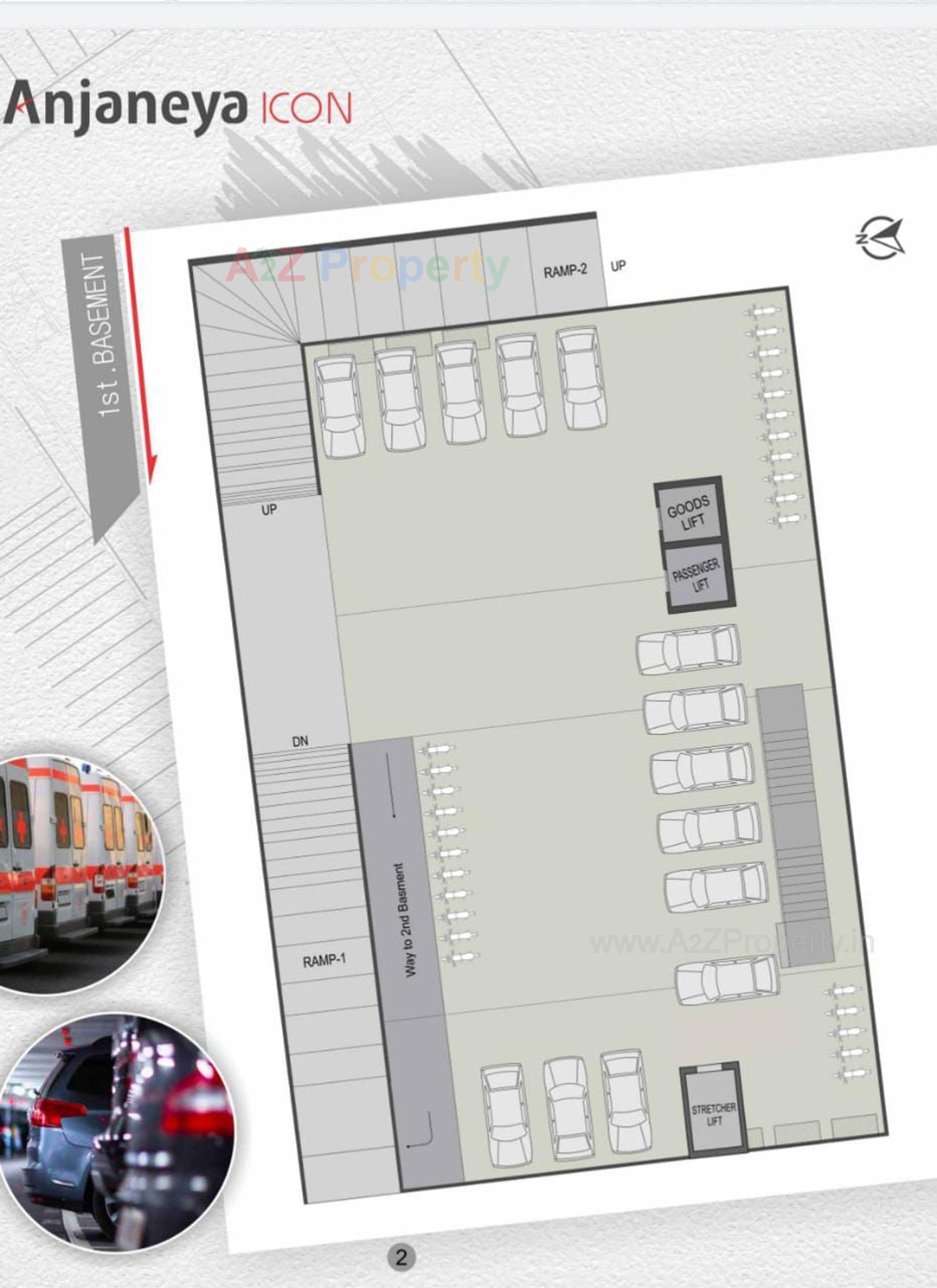 Layout of real estate project Anjaneya Icon located at Bhavnagar, Bhavnagar, Gujarat