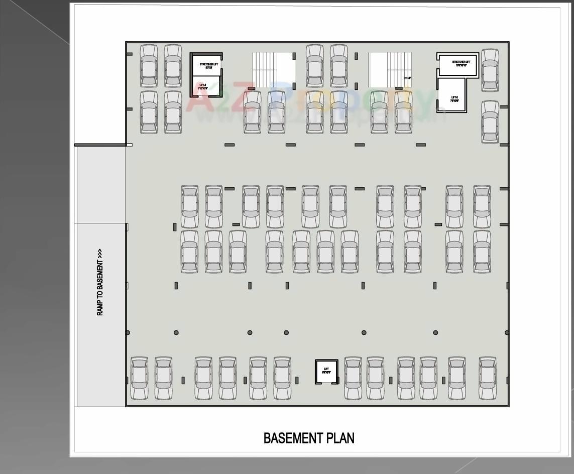 Layout of real estate project Anjaneyaz located at Bhavnagar, Bhavnagar, Gujarat