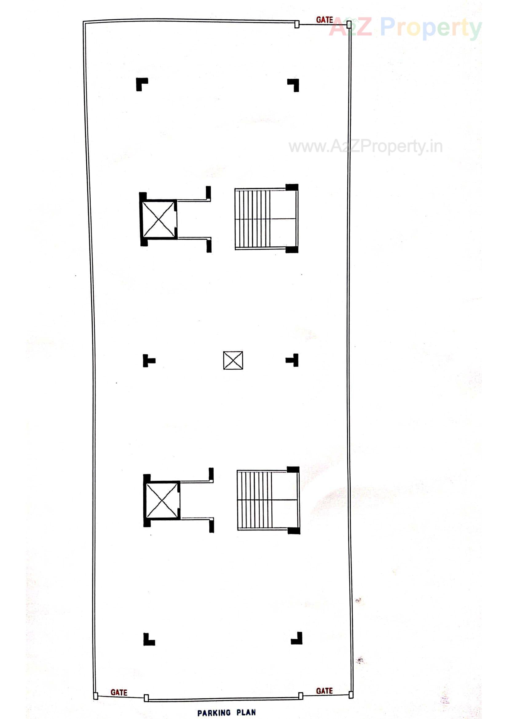Layout of real estate project Apple Elegance located at Bhavnagar, Bhavnagar, Gujarat