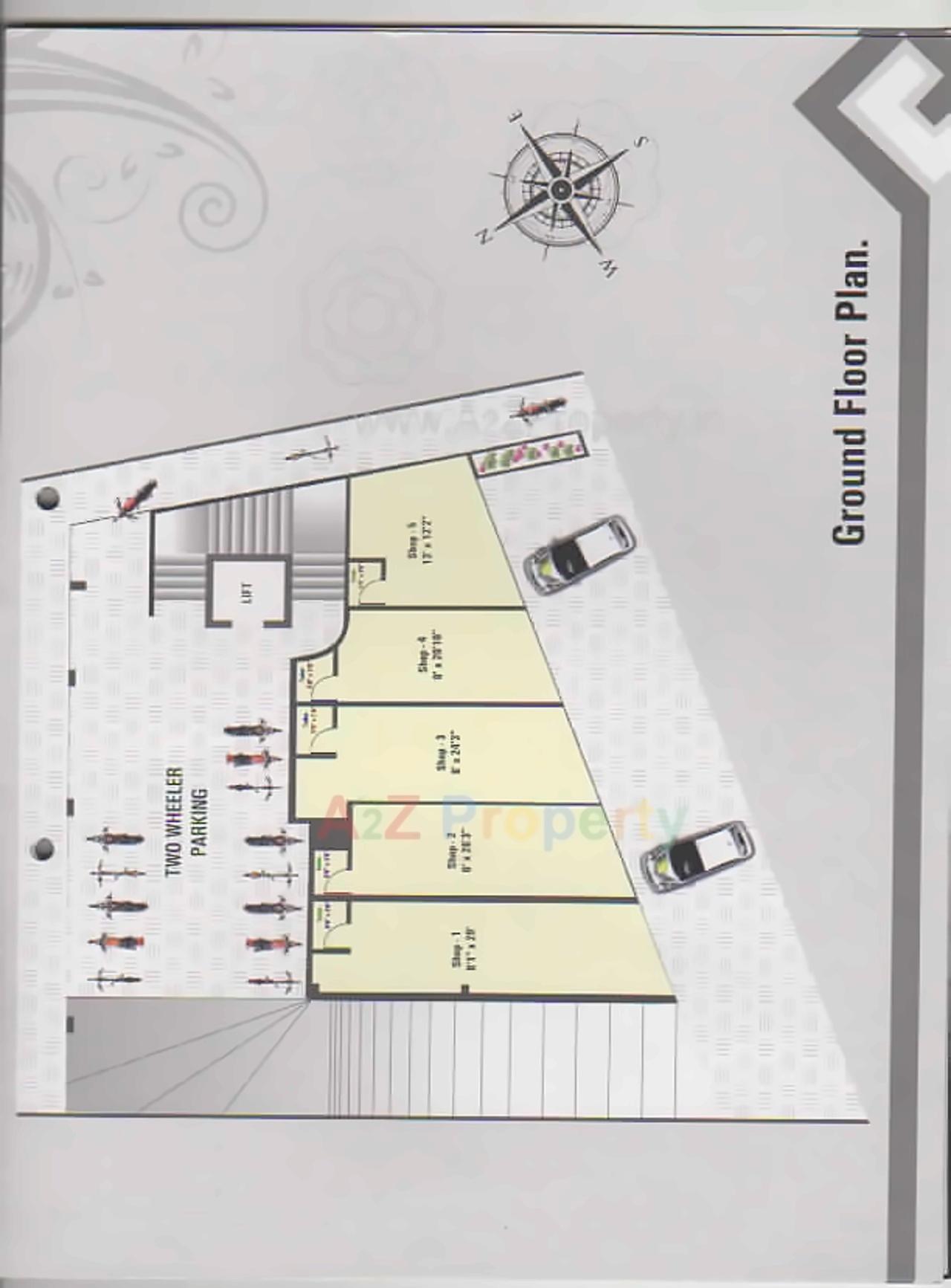 Layout of real estate project Ashta Mangal located at Bhavnagar, Bhavnagar, Gujarat