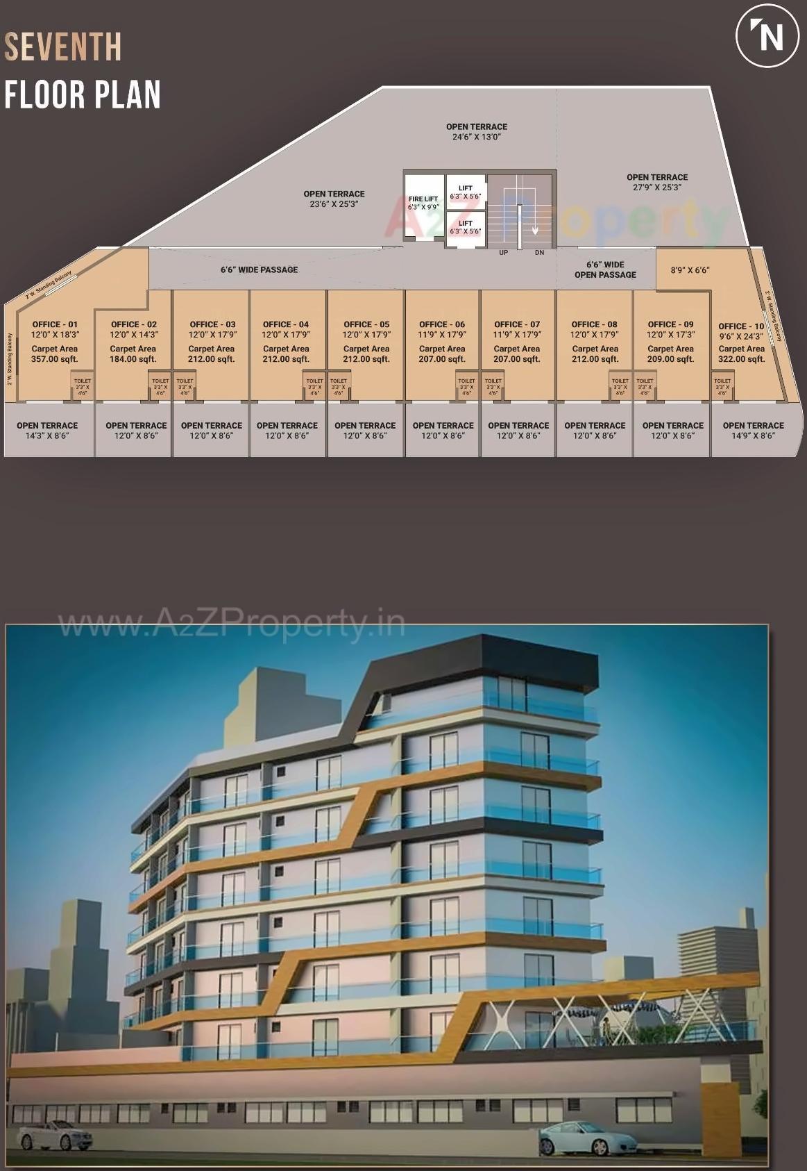Layout of real estate project Ashtavinayak located at Bhavnagar, Bhavnagar, Gujarat