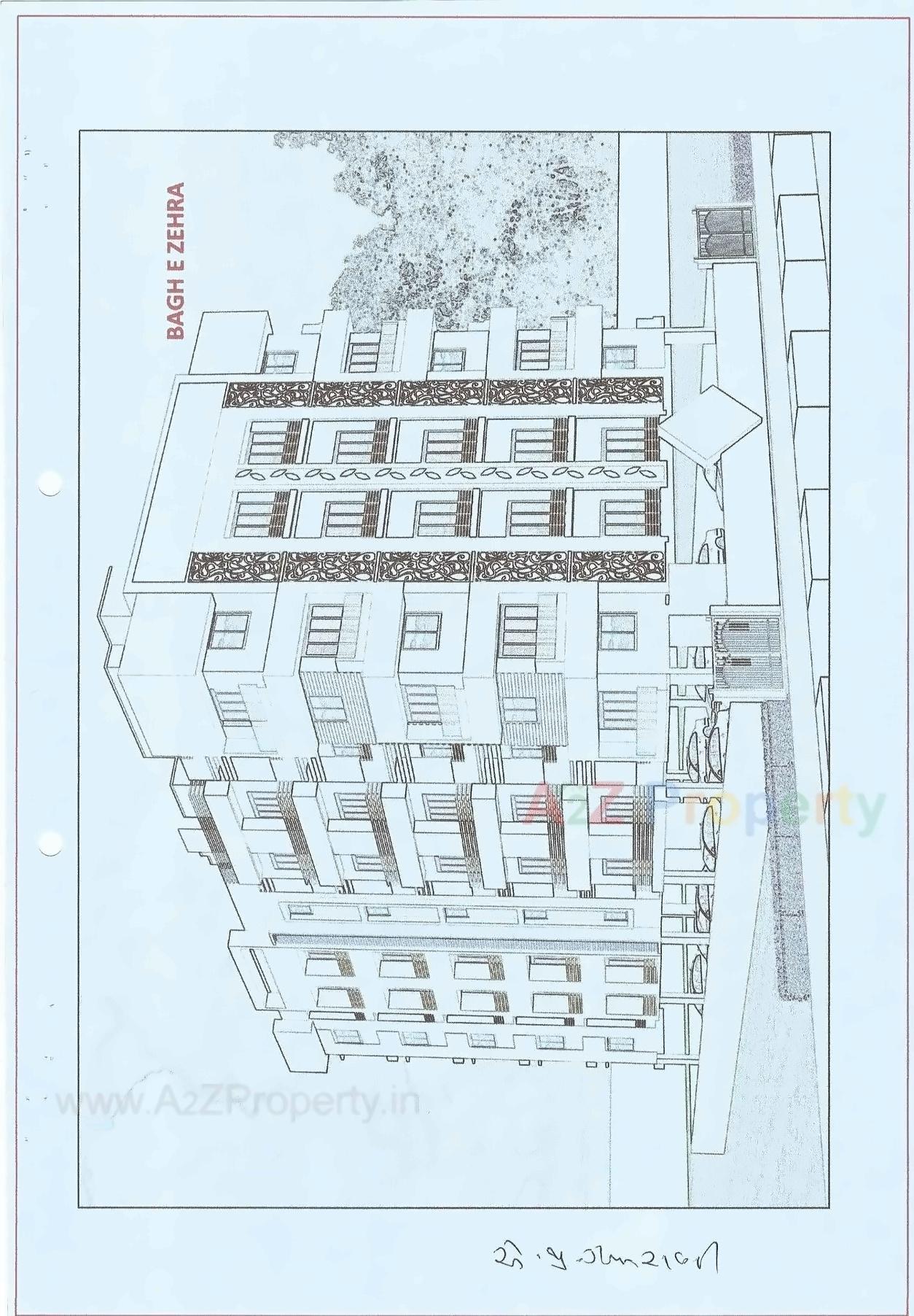 Layout of real estate project Bagh E Zehra located at Bhavnagar, Bhavnagar, Gujarat
