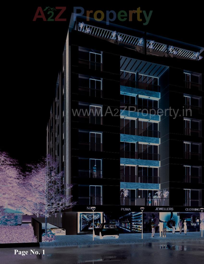 3D Elevation of real estate project Bala Hanuman Heights located at Ruva, Bhavnagar, Gujarat