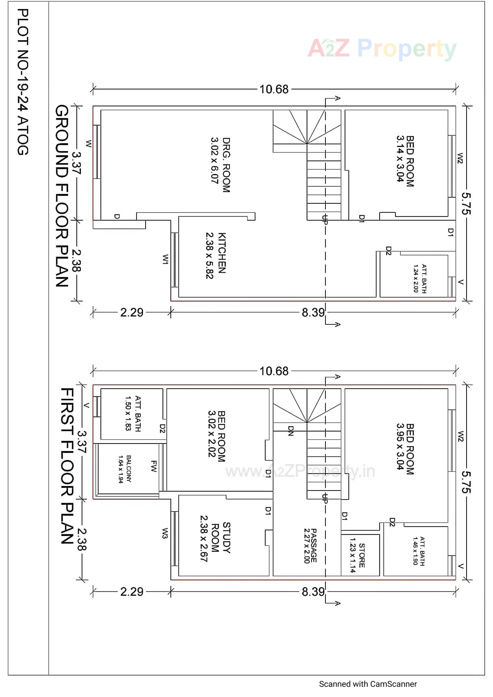 Layout of real estate project Balahanuman Park located at Ruva, Bhavnagar, Gujarat