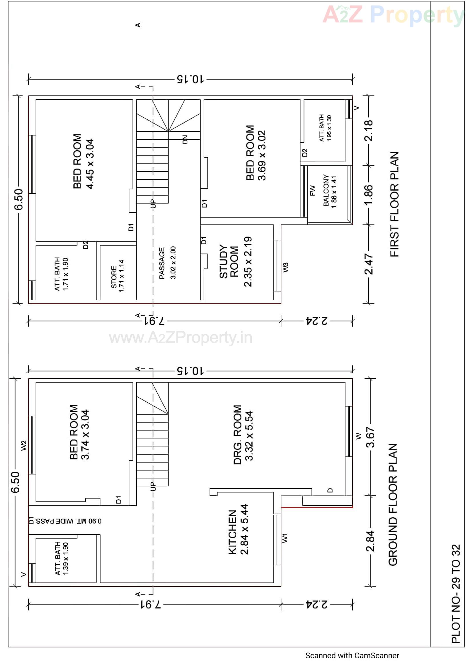 Layout of real estate project Balahanuman Park located at Ruva, Bhavnagar, Gujarat