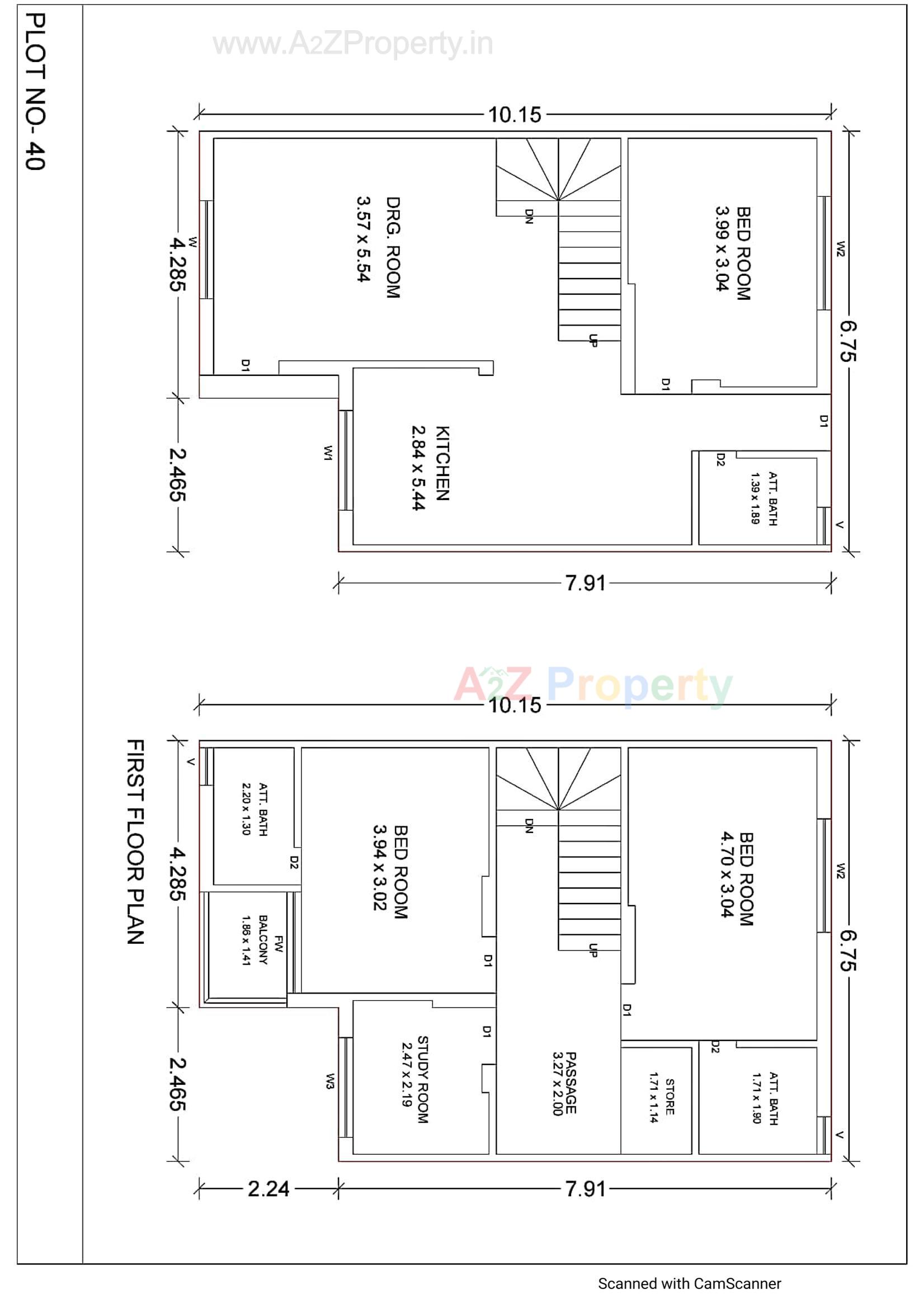 Layout of real estate project Balahanuman Park located at Ruva, Bhavnagar, Gujarat