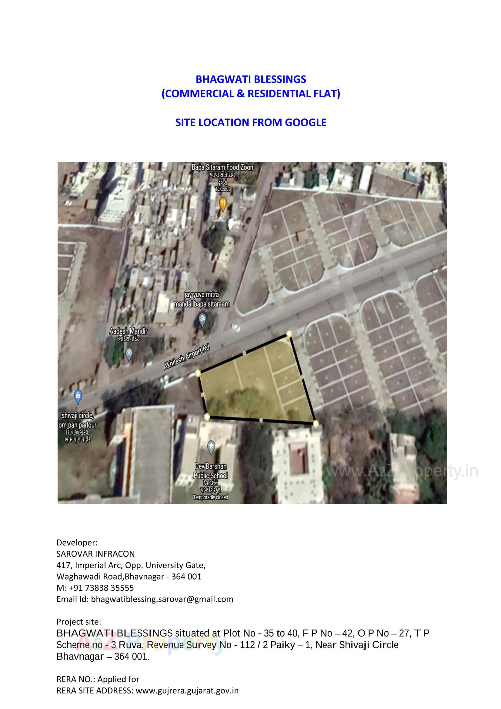  of real estate project Bhagwati Blessings located at Ruva, Bhavnagar, Gujarat