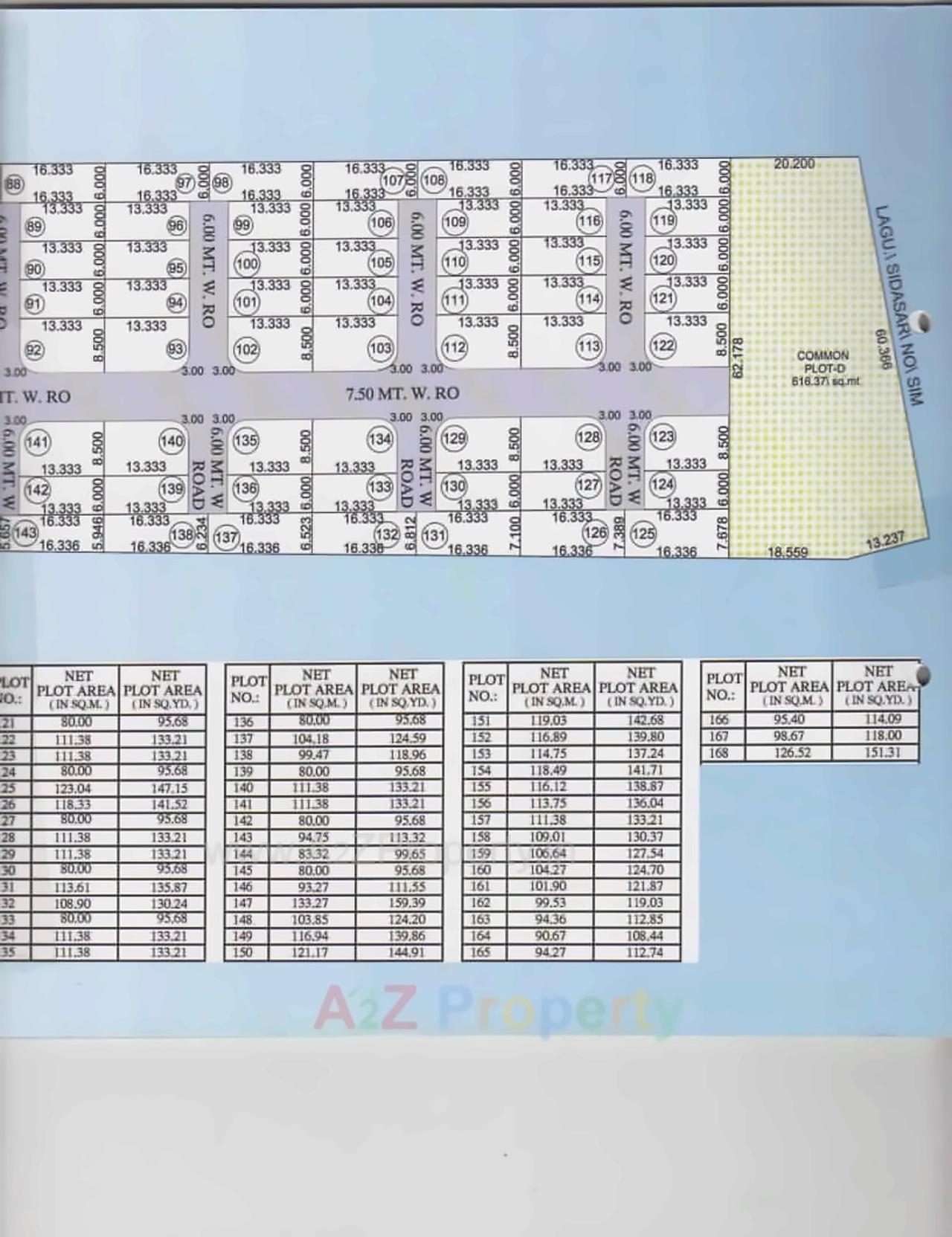 Layout of real estate project Bhavani Puram located at Bhavnagar, Bhavnagar, Gujarat