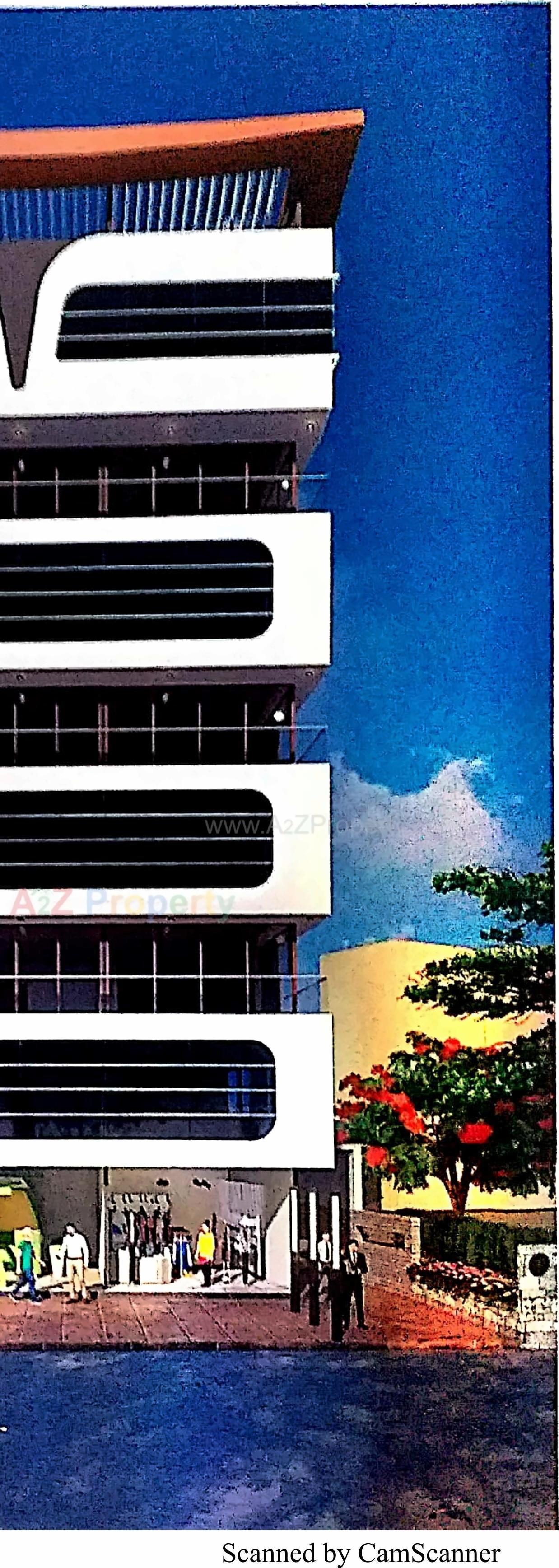 3D Elevation of real estate project Bhayani Skyline located at Bhavnagar, Bhavnagar, Gujarat