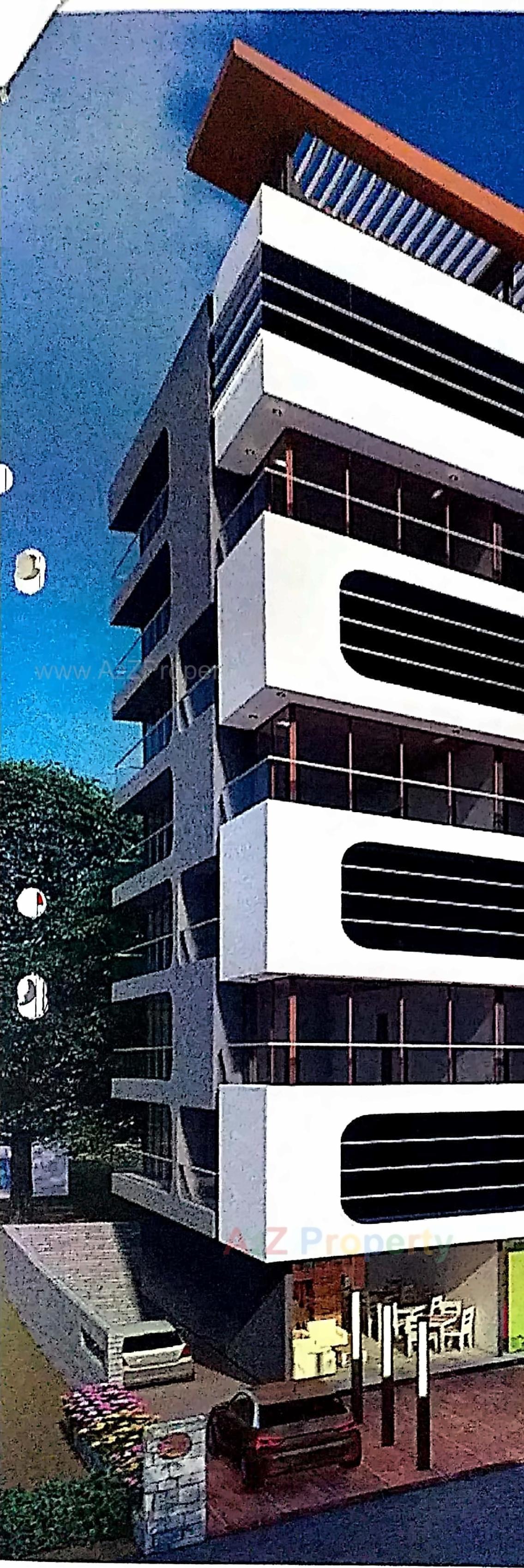 3D Elevation of real estate project Bhayani Skyline located at Bhavnagar, Bhavnagar, Gujarat