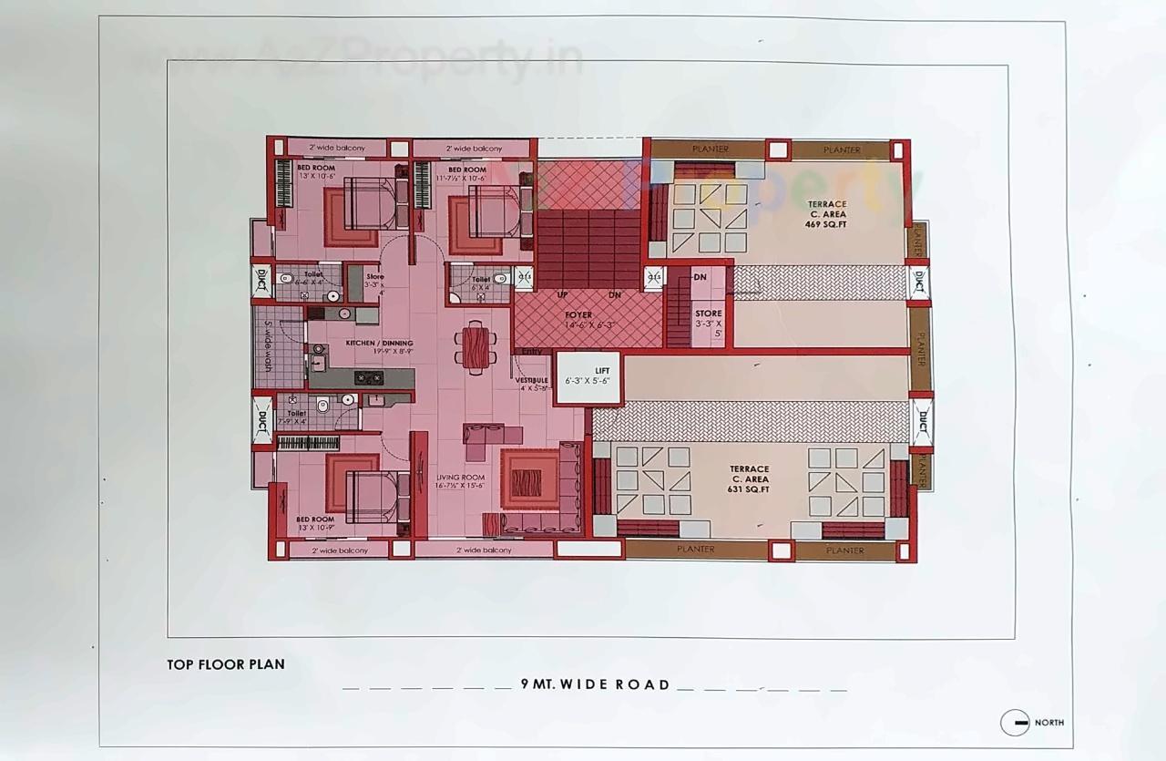 Layout of real estate project Champa Aroma located at Bhavnagar, Bhavnagar, Gujarat