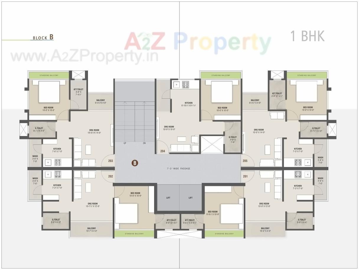 Layout of real estate project Dev Enclave located at Ruva, Bhavnagar, Gujarat