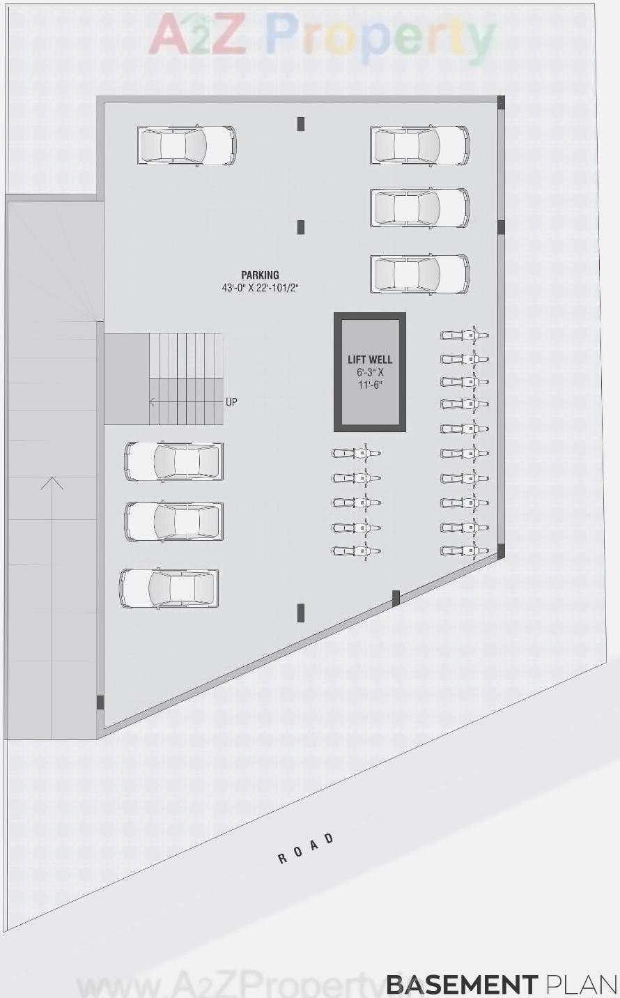 Layout of real estate project Dev Enclave located at Ruva, Bhavnagar, Gujarat