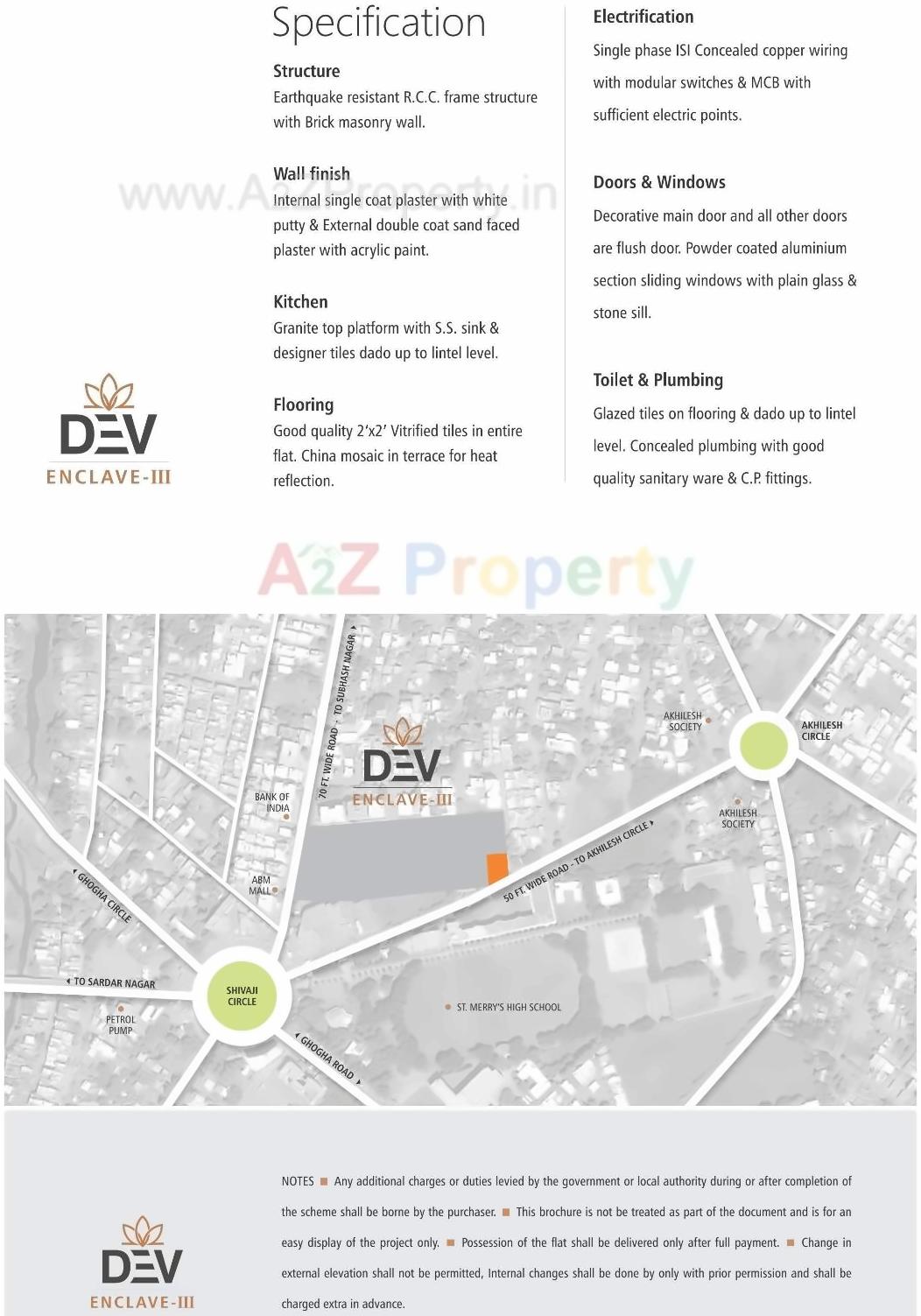  of real estate project Dev Enclave located at Ruva, Bhavnagar, Gujarat