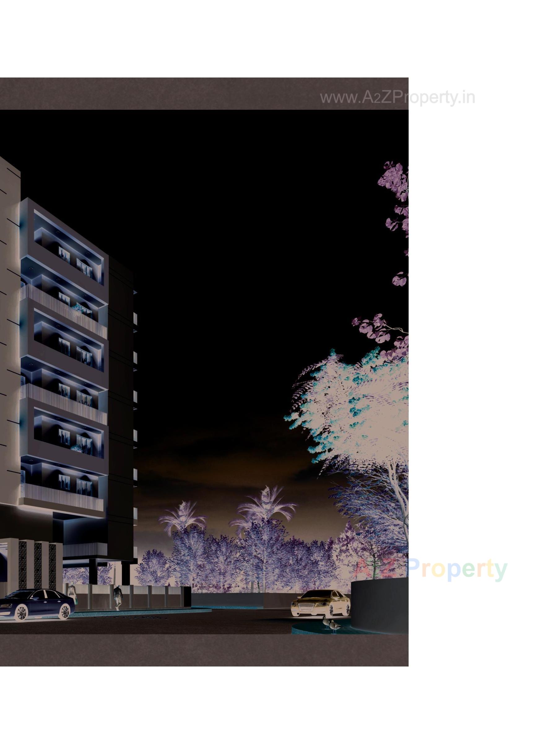 3D Elevation of real estate project Divine Edge located at Ruva, Bhavnagar, Gujarat