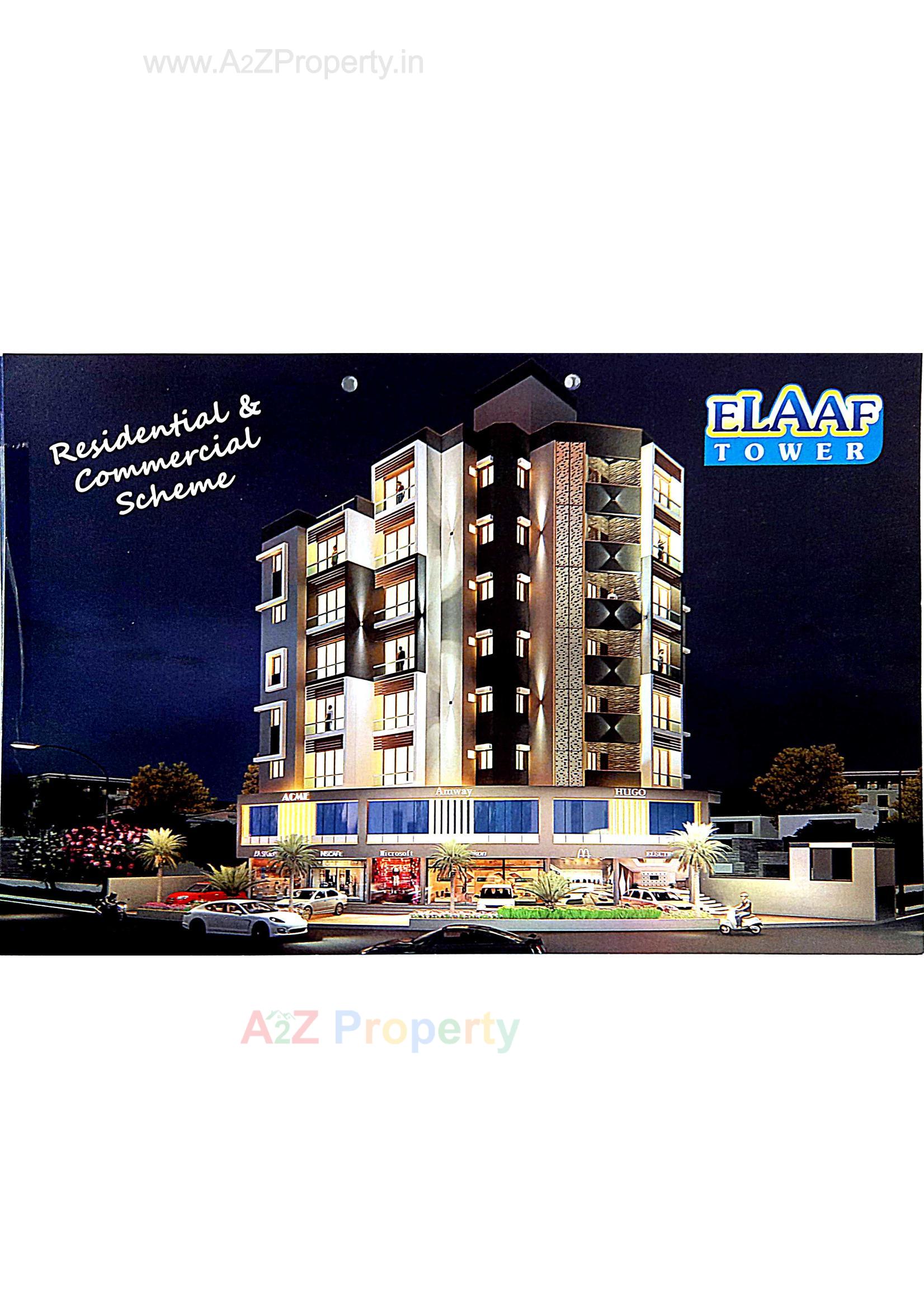 3D Elevation of real estate project Elaaf Tower located at Bhavnagar, Bhavnagar, Gujarat