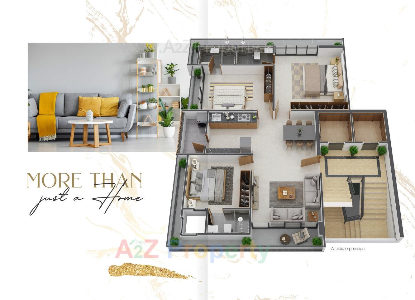 Layout of real estate project Fairmont Residences located at Bhavnagar, Bhavnagar, Gujarat