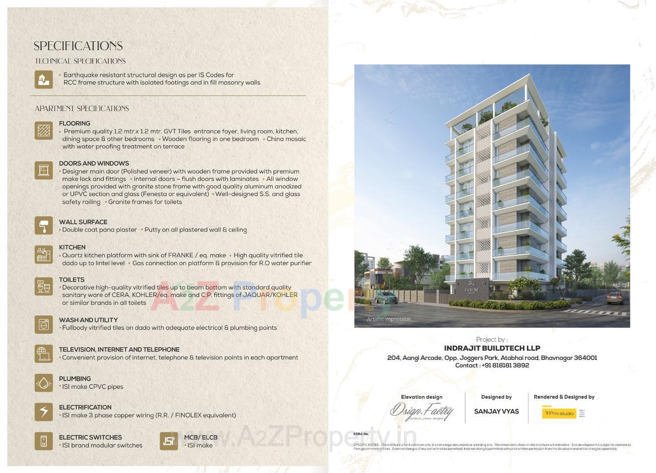  of real estate project Fairmont Residences located at Bhavnagar, Bhavnagar, Gujarat