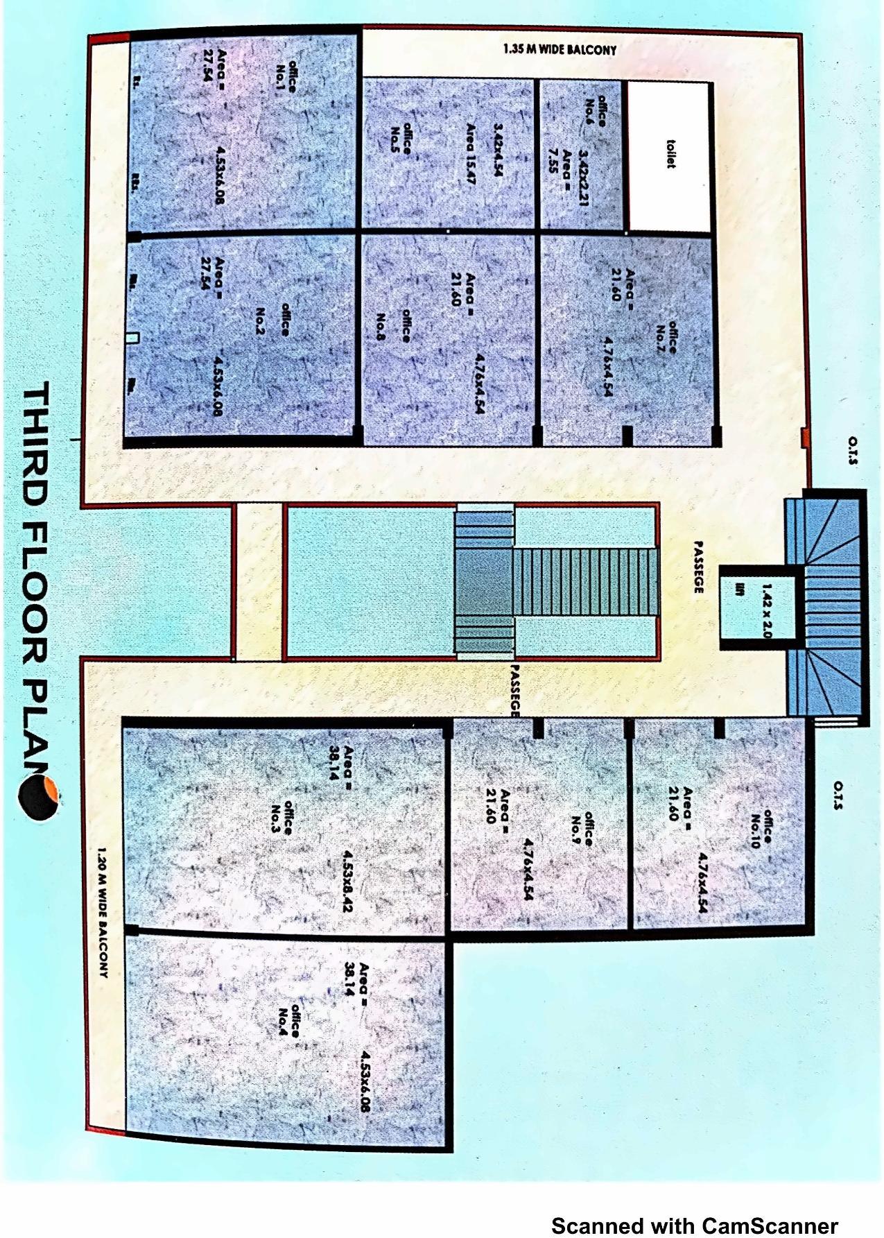Layout of real estate project Gani Complex located at Sihor, Bhavnagar, Gujarat