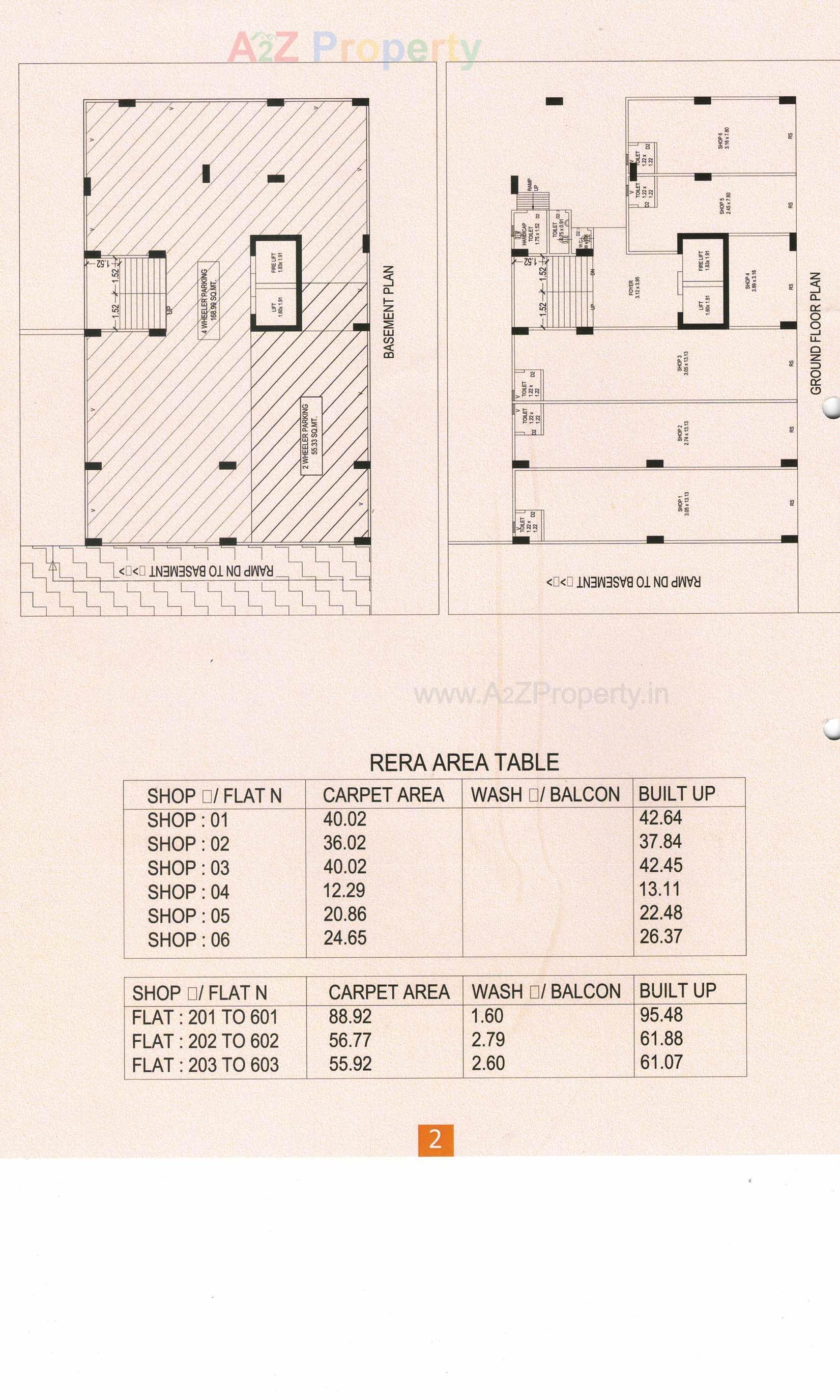 Layout of real estate project Gopal Rivera located at Bhavnagar, Bhavnagar, Gujarat