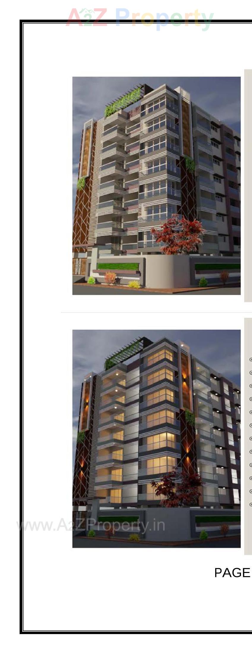 3D Elevation of real estate project Heaven Seven Galleria located at Vadva, Bhavnagar, Gujarat