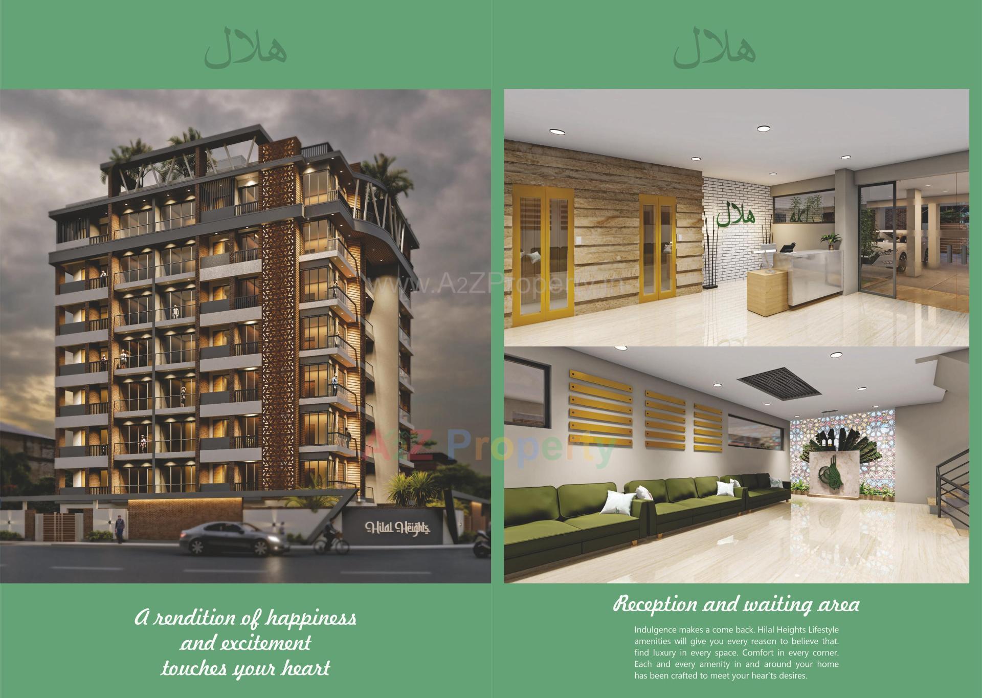 3D Elevation of real estate project Hilal Heights located at Bhavnagar, Bhavnagar, Gujarat