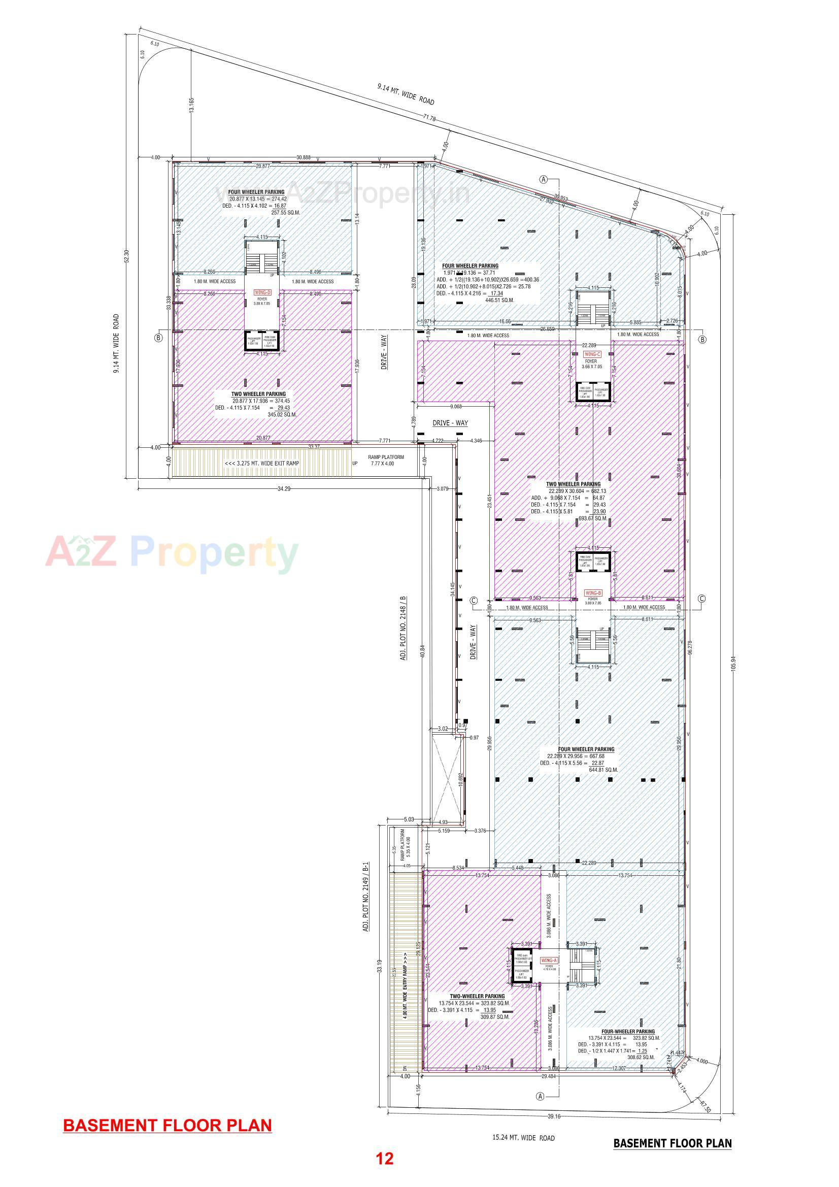 Layout of real estate project Himalaya Modern Crest located at Bhavnagar, Bhavnagar, Gujarat