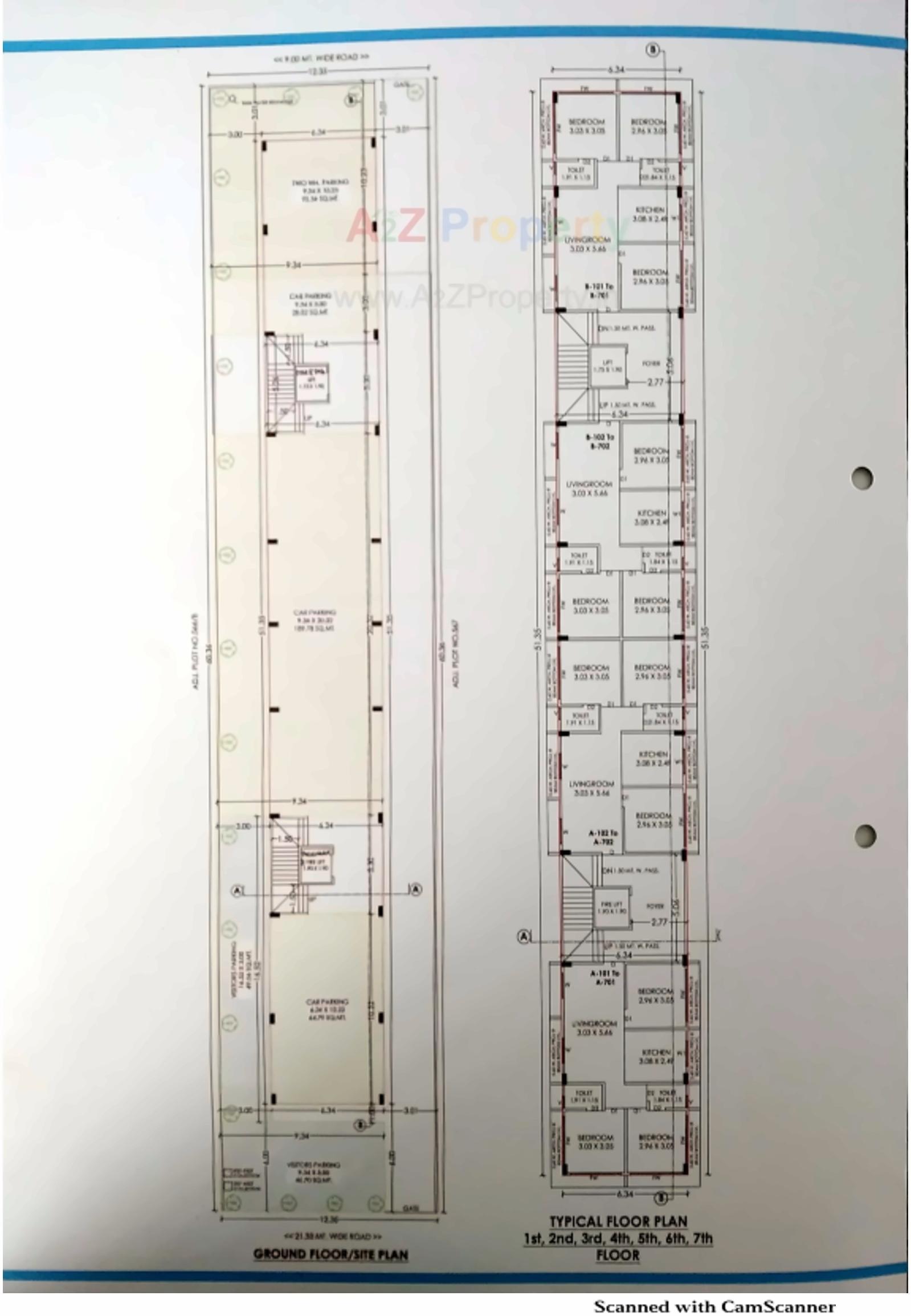 Layout of real estate project Humaira Heights located at Bhavnagar, Bhavnagar, Gujarat
