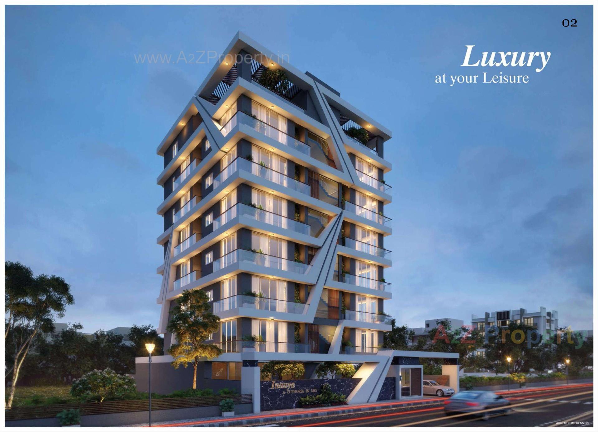 3D Elevation of real estate project Inaaya located at Bhavnagar, Bhavnagar, Gujarat